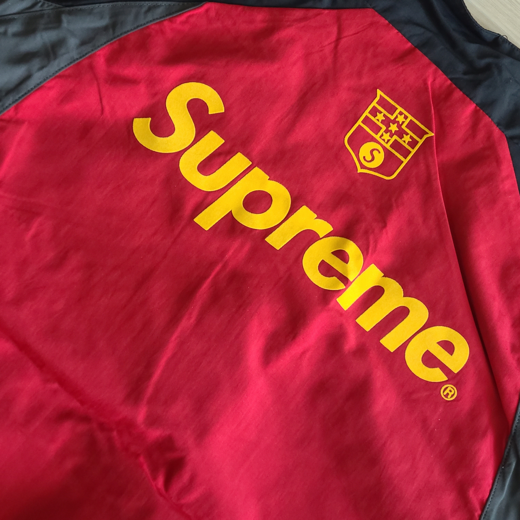 Supreme S Logo Track Jacket Black - 24FW 착용 스타일 - 1