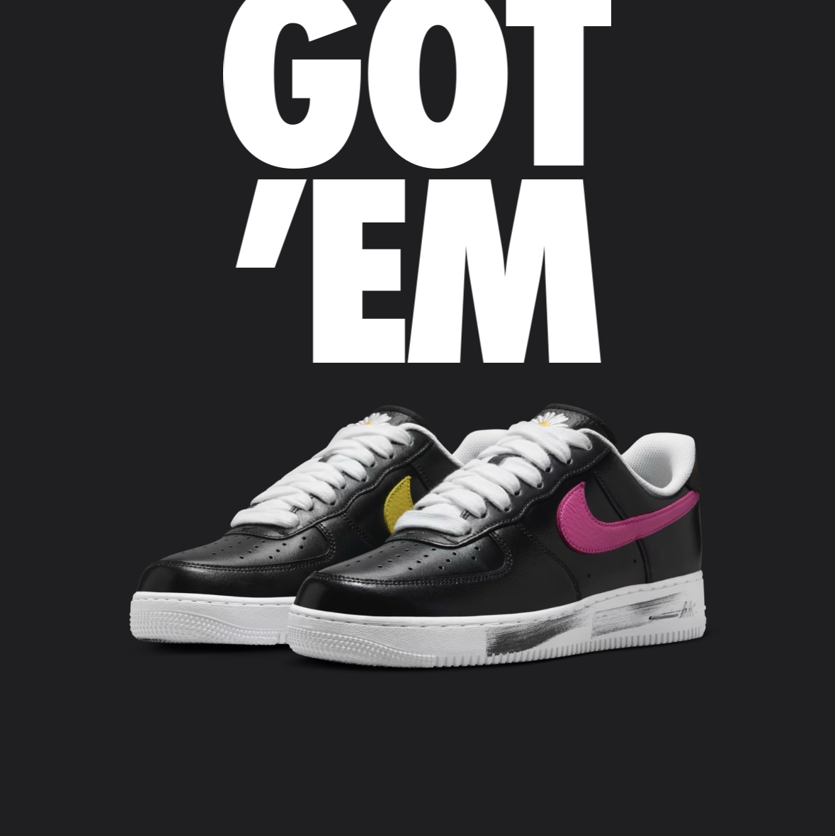 Nike x Peaceminusone Air Force 1 Low Para-Noise 3.0 Black and Multicolor 착용 스타일