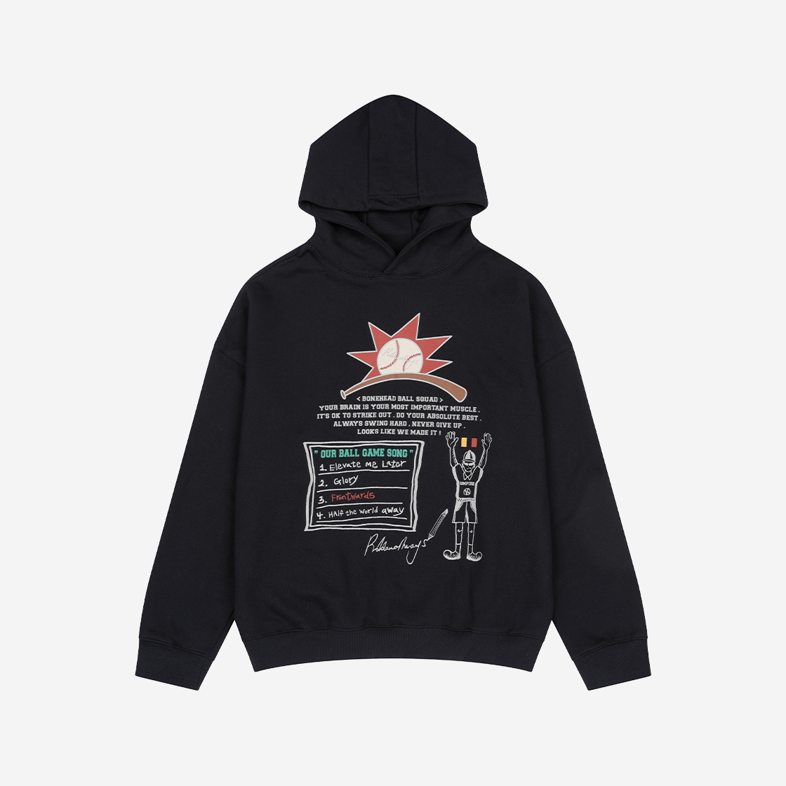 E01SW02NV Problemallways Referee Hoodie Navy