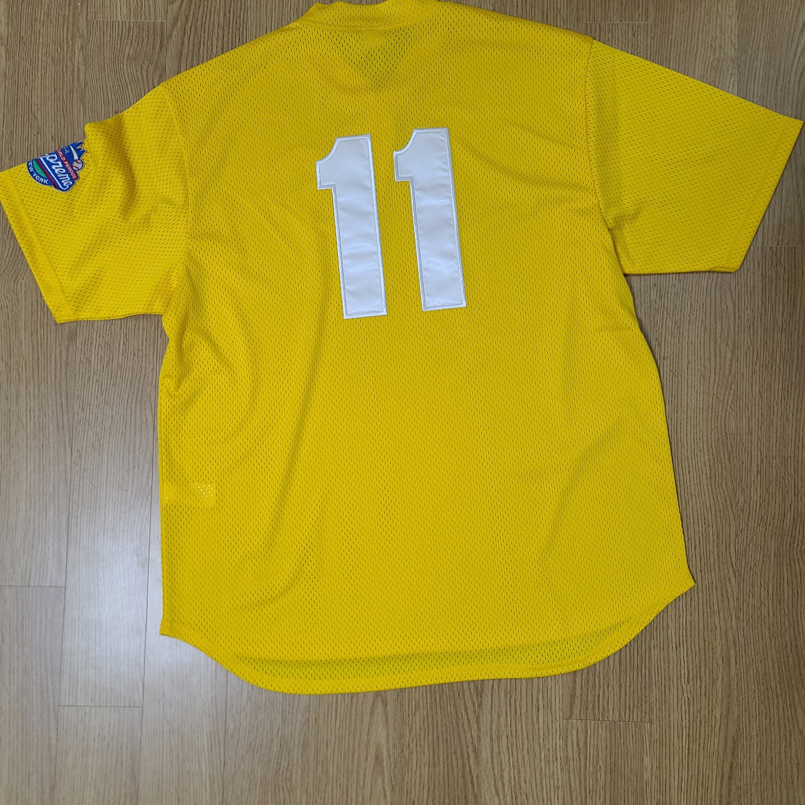 Supreme S Logo Baseball Henley Yellow - 24FW, Stussy DNA Pigment Dyed T-Shirt Granite 착용 스타일 - 2