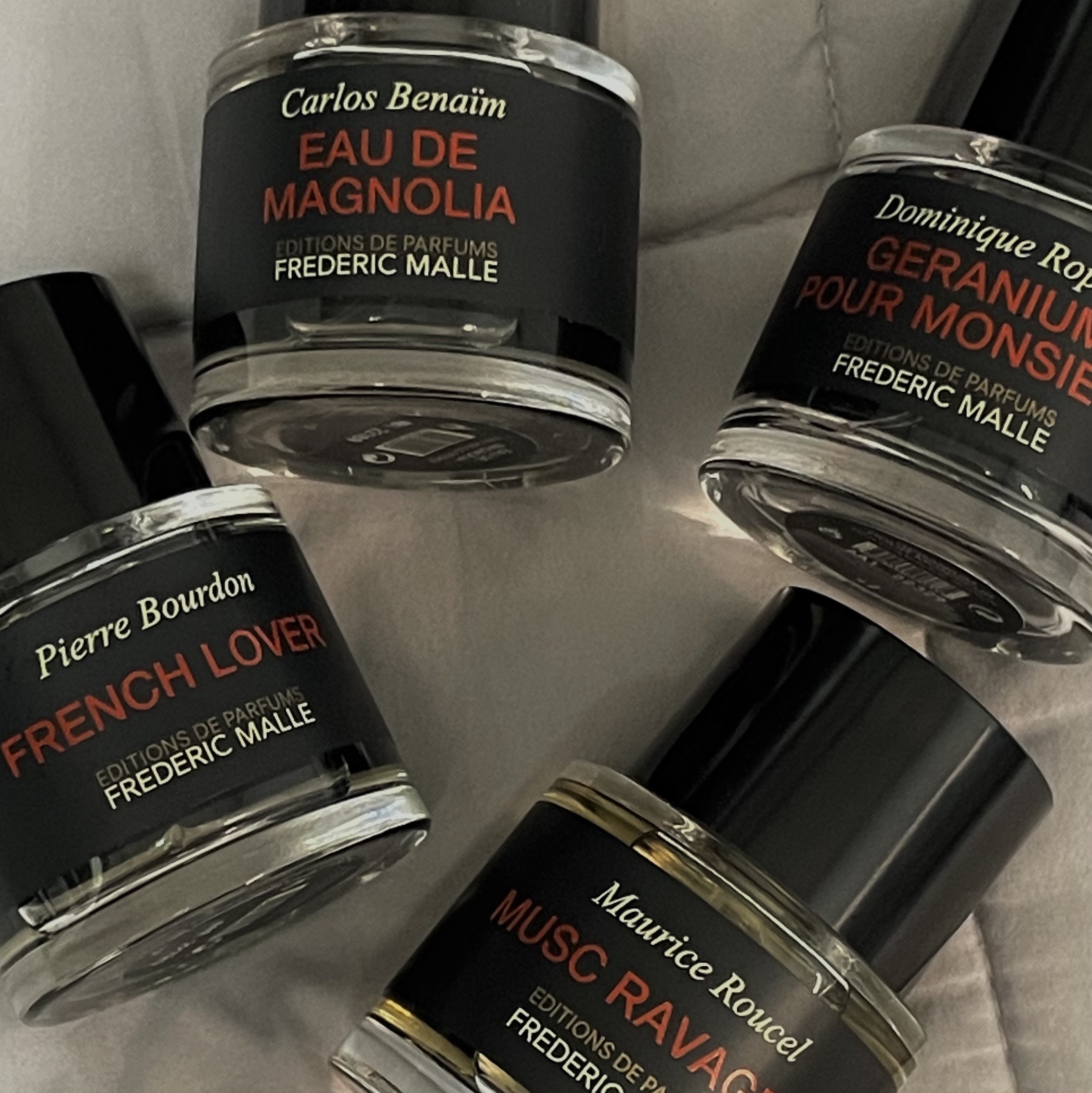 Frederic Malle Musc Ravageur 50ml Spray, Frederic Malle Eau De Magnolia 50ml 착용 스타일