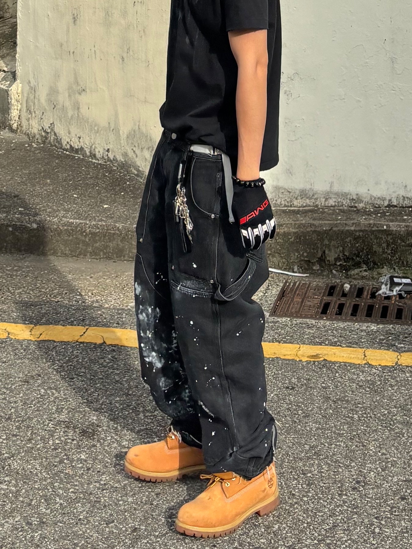 Timberland Premium 6 inch Waterproof Boot Wheat Nubuck - Wide, Wapworks Work Double Knee Carpenter Pants 착용 스타일 - 3