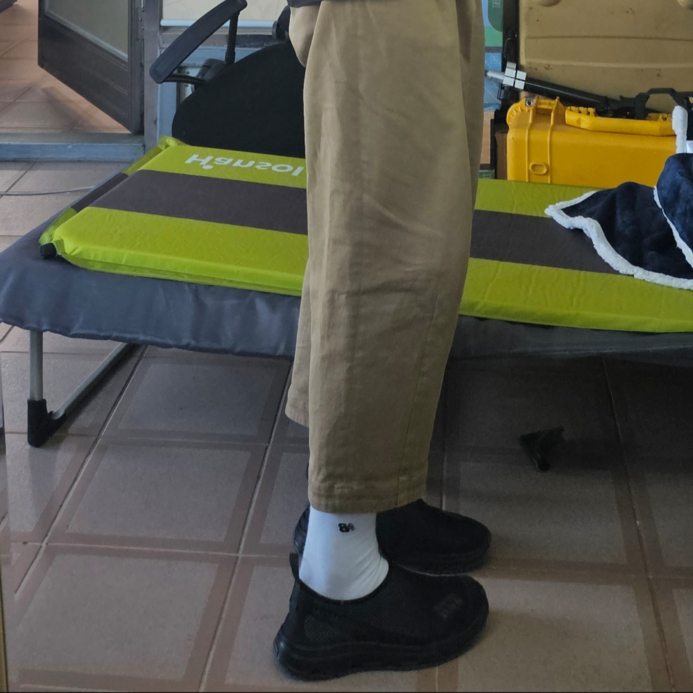 Salomon RX Moc 3.0 Suede Black Magnet 착용 스타일 - 1