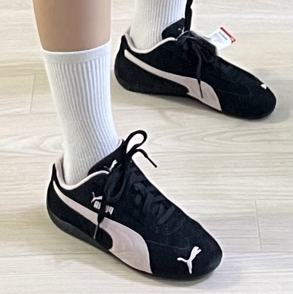 Puma Speedcat OG Black Mauve Mist 착용 스타일 - 2