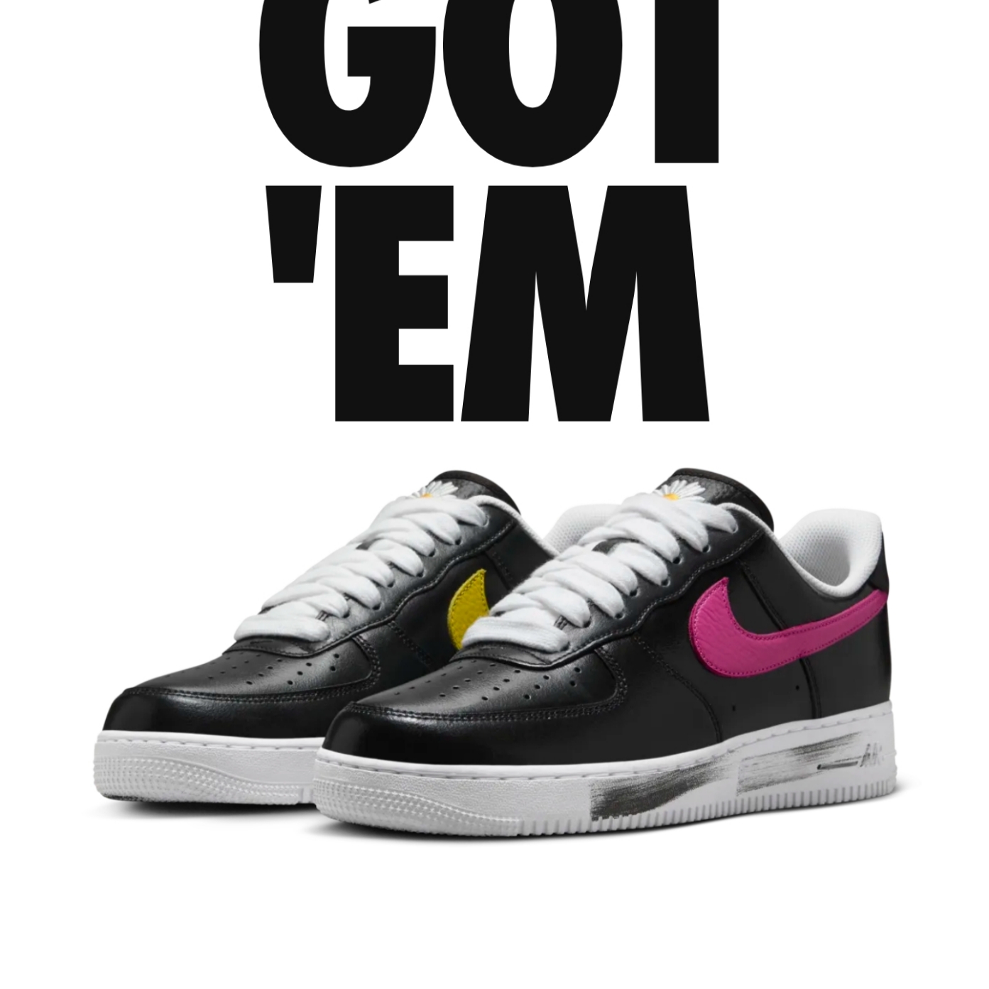 Nike x Peaceminusone Air Force 1 Low Para-Noise 3.0 Black and Multicolor 착용 스타일