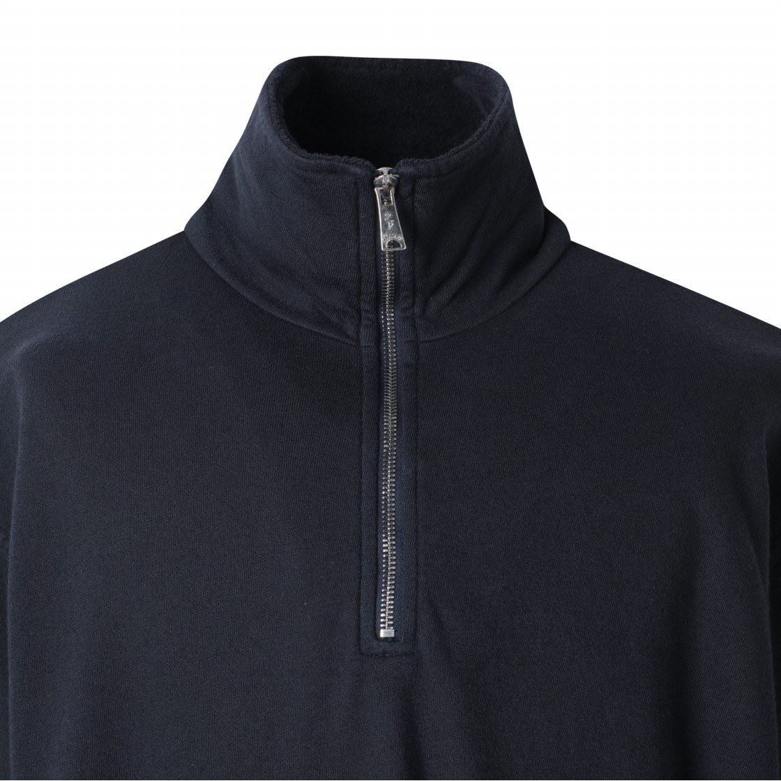 시리즈 크로스리 하프 집업 스웻셔츠 다크 네이비(SERIES Crossley Half Zip Up Sweatshirt Dark Navy) - 4