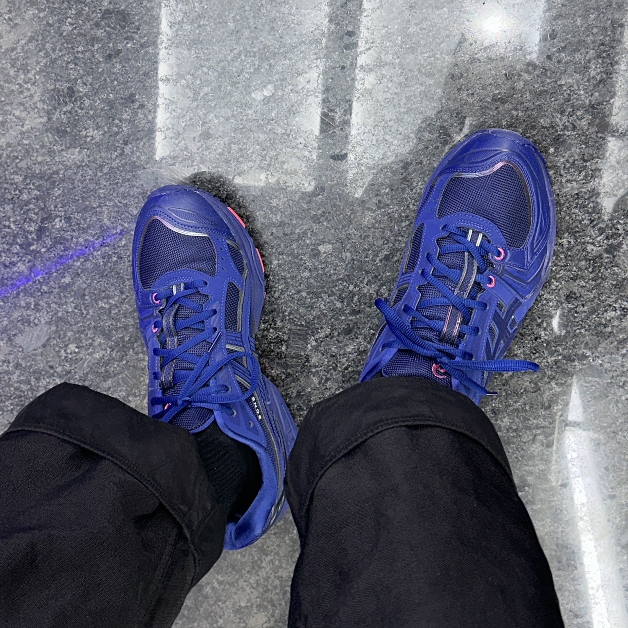 Asics x 8ON8 Gel-Kayano 14 Indigo Blue Pink 착용 스타일