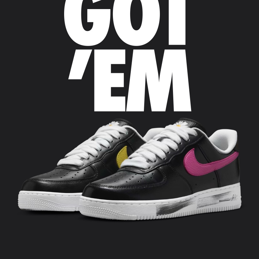 Nike x Peaceminusone Air Force 1 Low Para-Noise 3.0 Black and Multicolor 착용 스타일