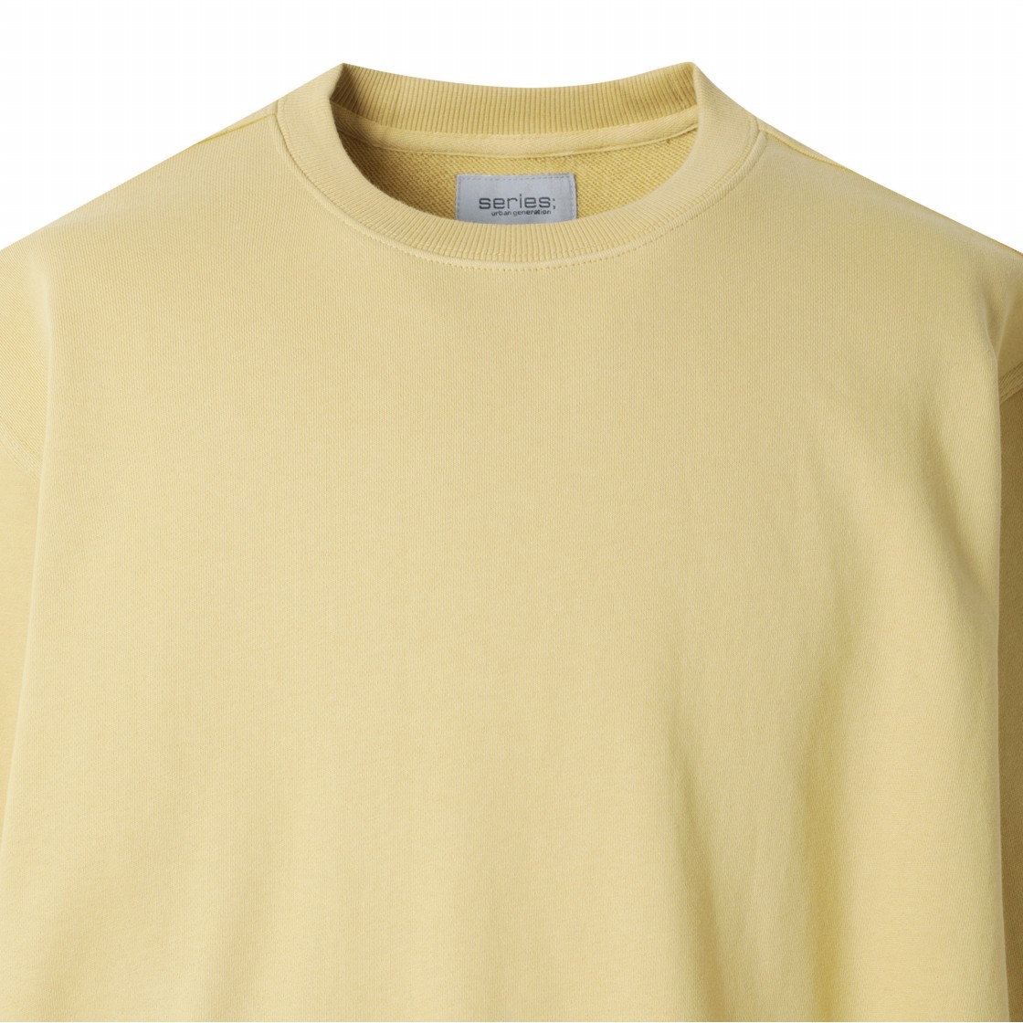 시리즈 솔리드 스웻셔츠 머스타드(SERIES Solid Sweatshirt Mustard) - 4