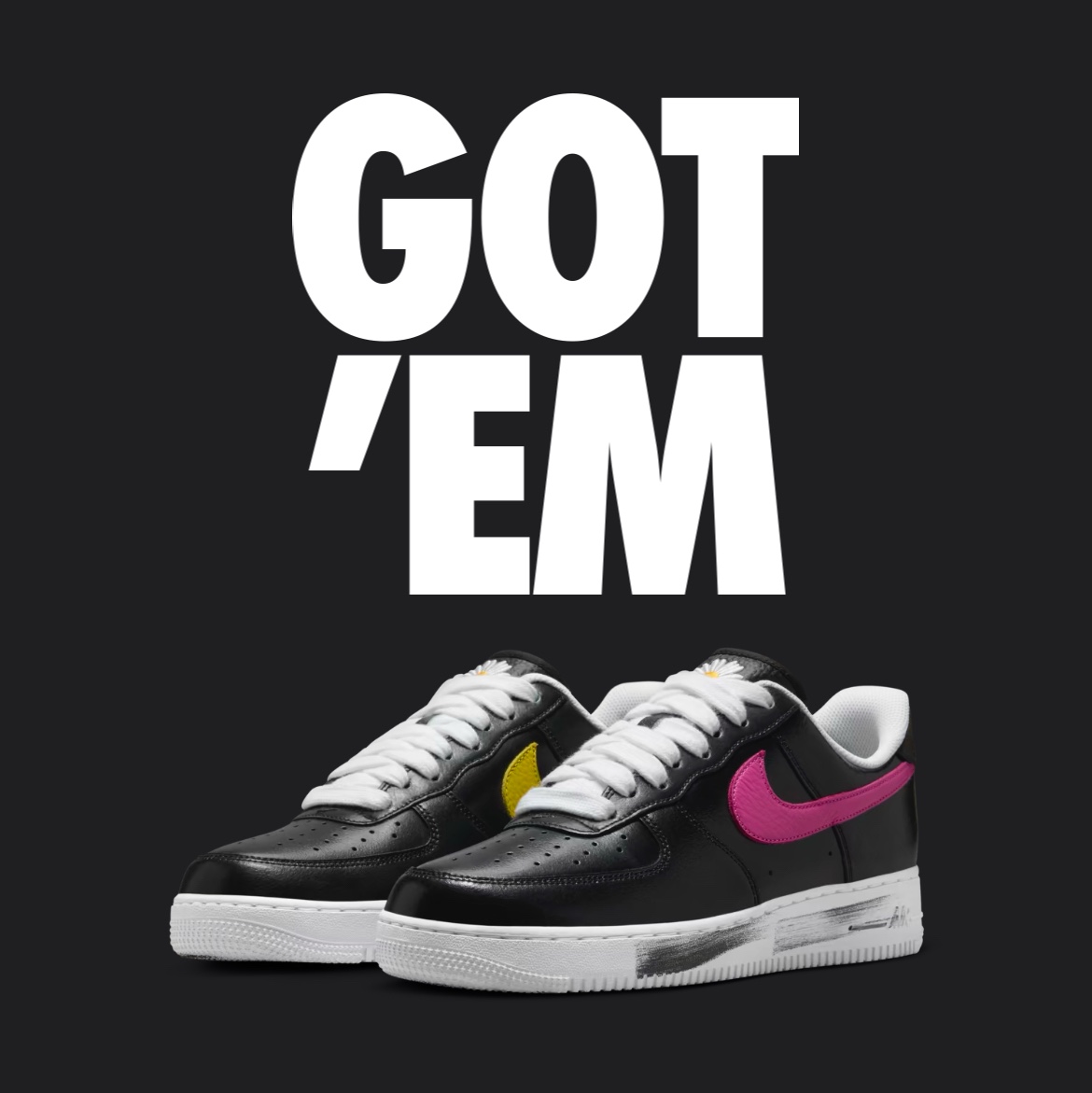 Nike x Peaceminusone Air Force 1 Low Para-Noise 3.0 Black and Multicolor 착용 스타일