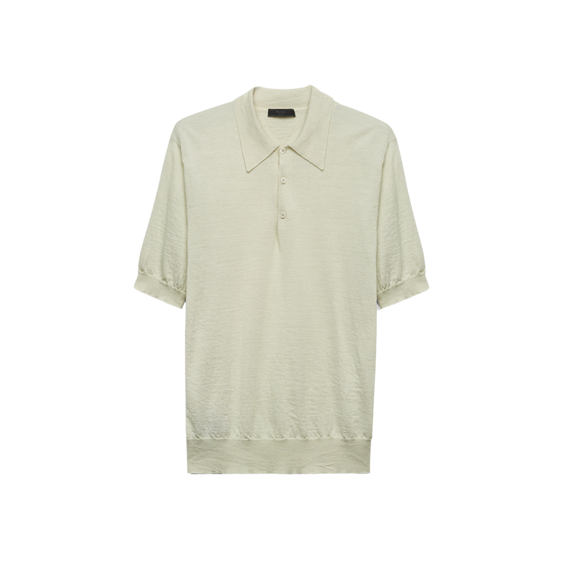 Prada Cashmere Polo Shirt Agave Green 상세 이미지 1