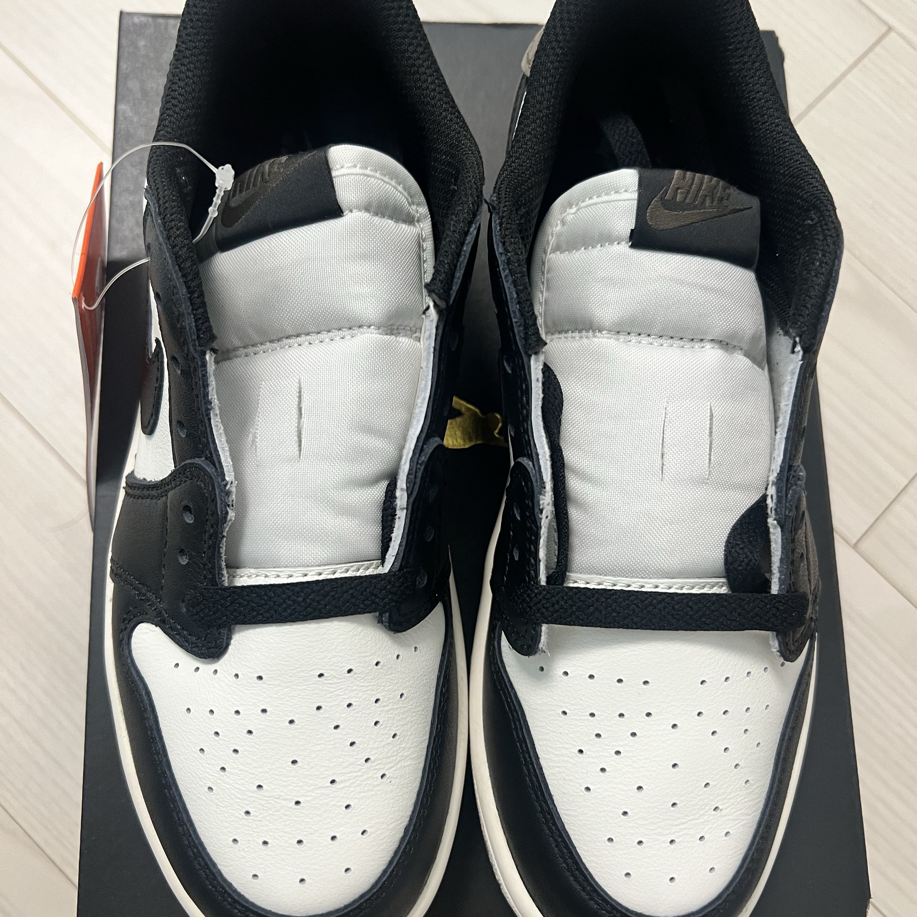 (PS) Jordan 1 Retro Low OG Mocha 착용 스타일 - 1