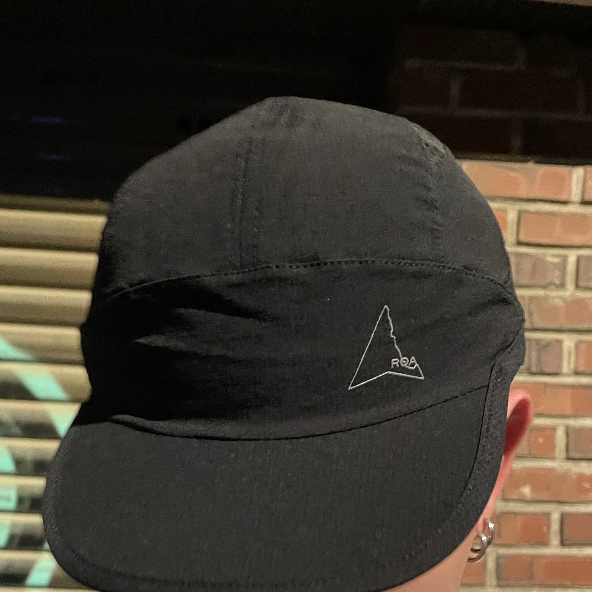 Roa Hiking Cap Black 착용 스타일 - 2