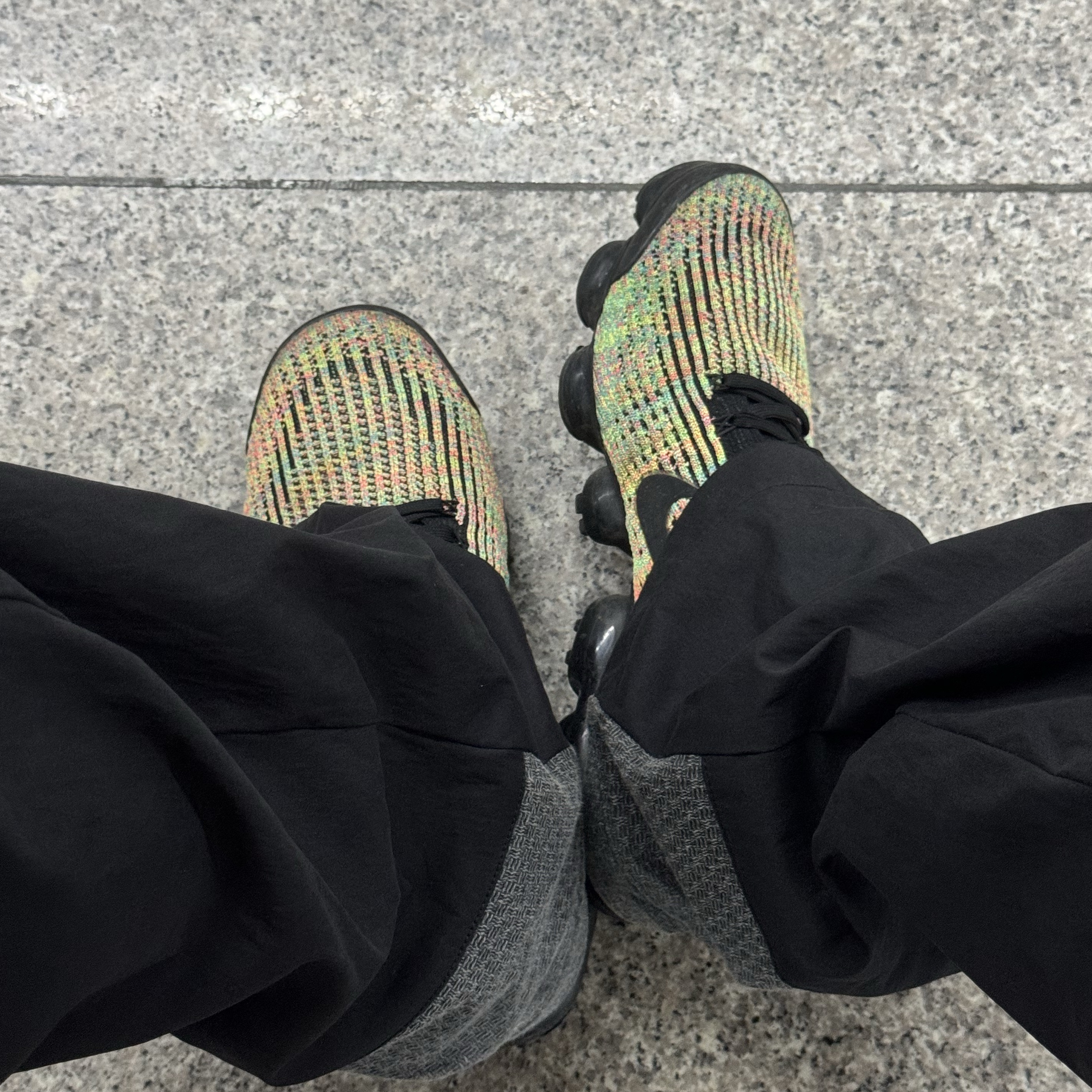 Nike Air VaporMax Flyknit 3 Multi-Color 착용 스타일