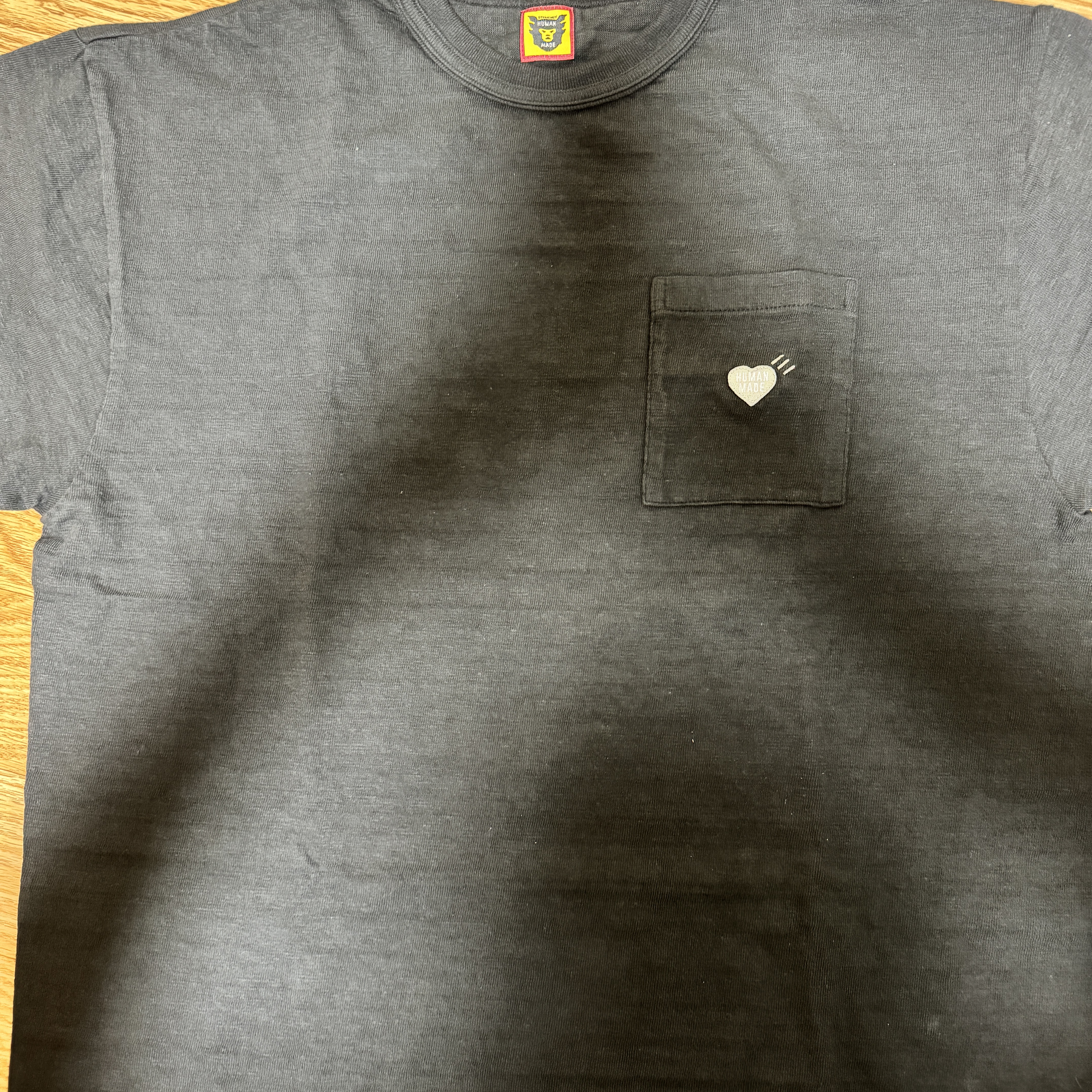 Human Made Pocket T-Shirt Black - Sapporo Store Exclusive 착용 스타일 - 2