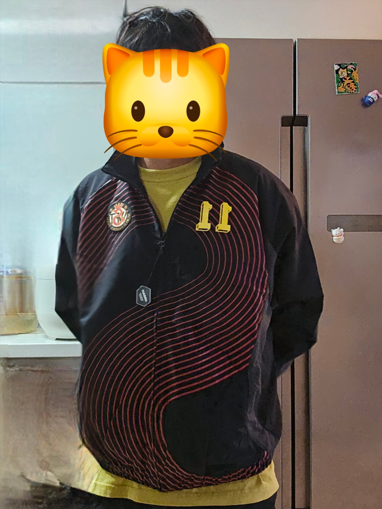 Supreme S Logo Track Jacket Black - 24FW 착용 스타일 - 3