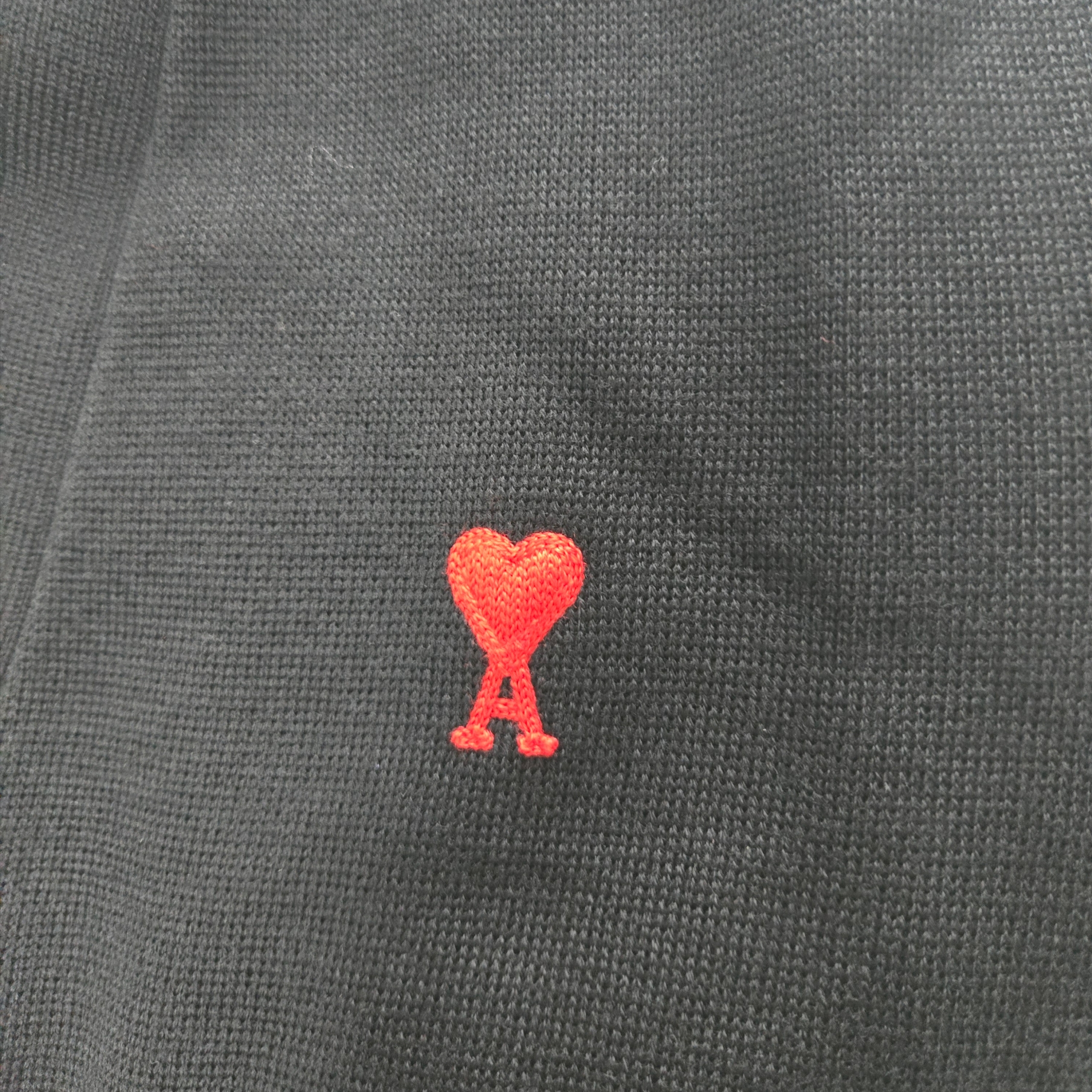 AMI de Coeur Wool Cardigan Black 착용 스타일 - 2
