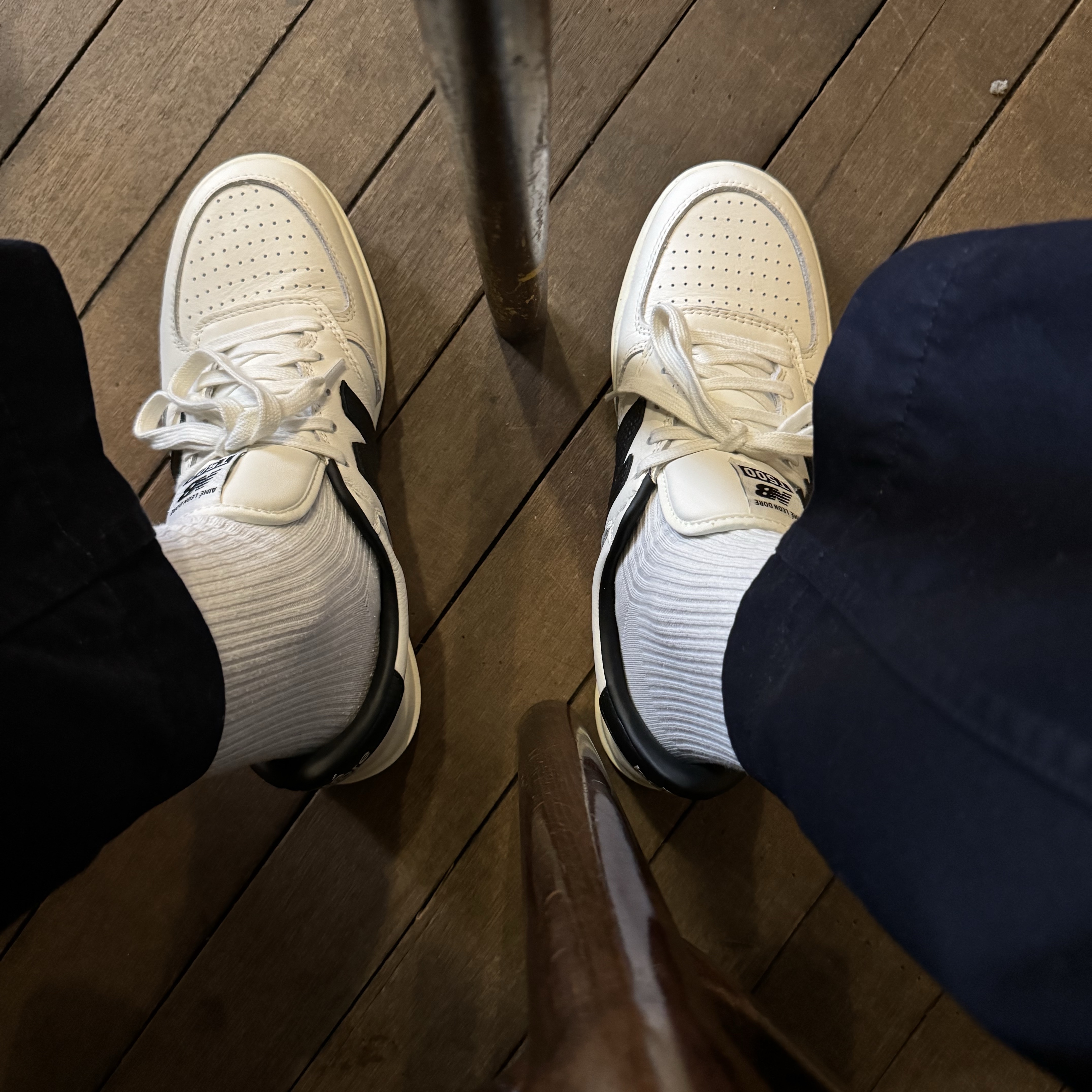 New Balance x Aime Leon Dore T500 Green 착용 스타일