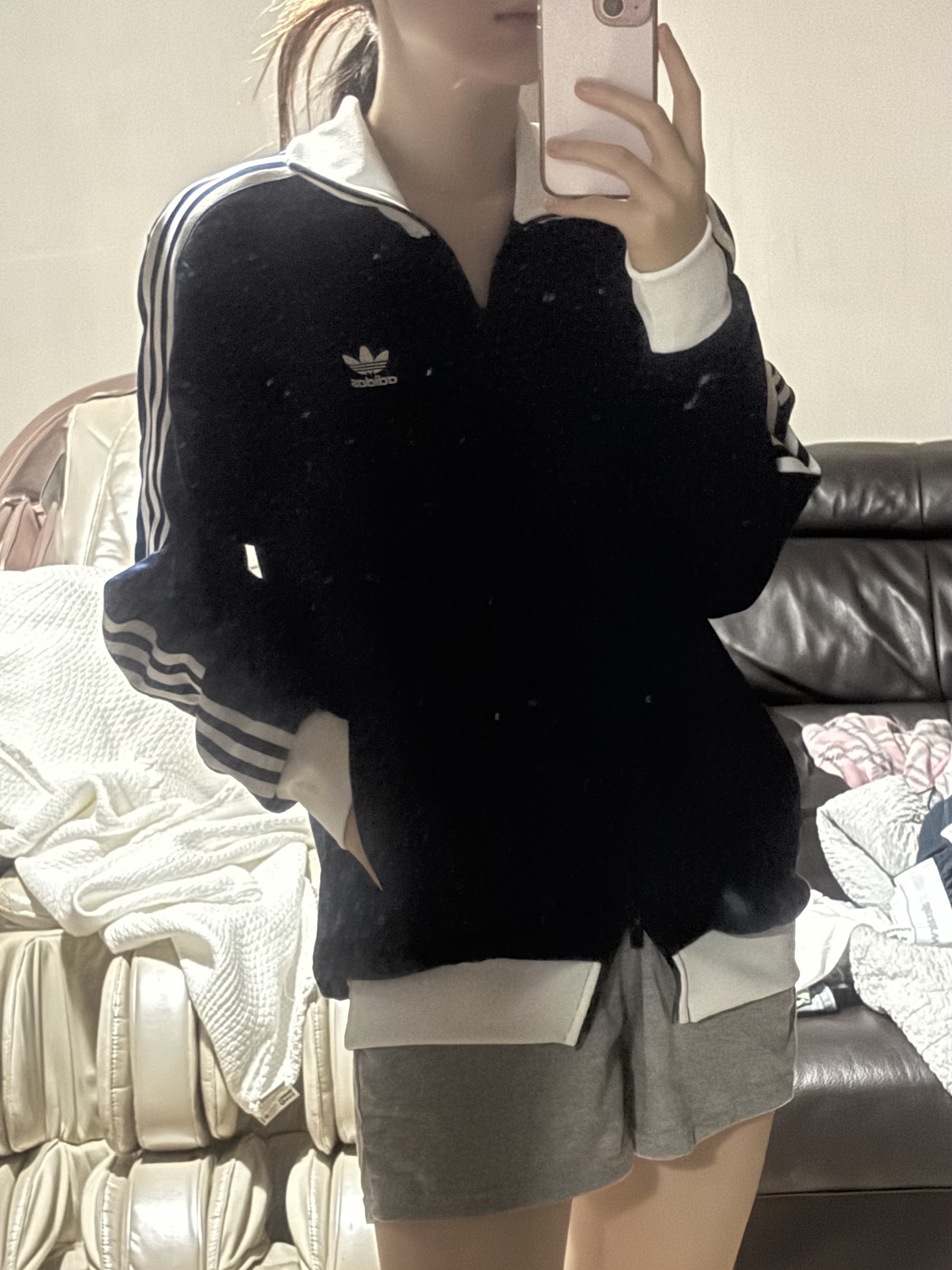 Adidas Adicolor Classic Beckenbauer Track Top Night Indigo - KR Sizing 착용 스타일