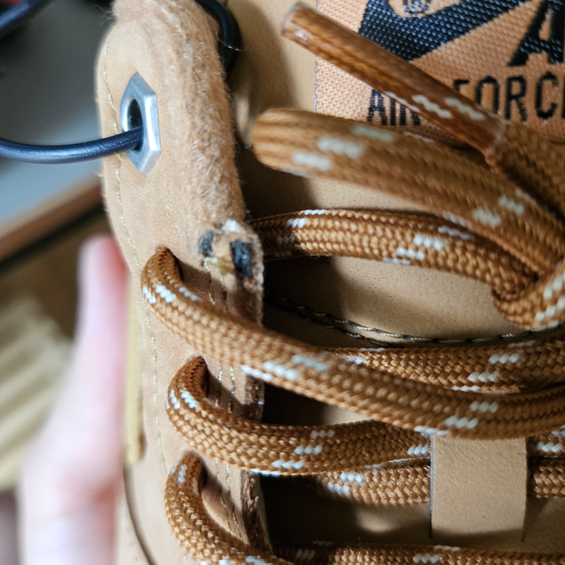 Nike Air Force 1 '07 WB Flax 착용 스타일 - 4