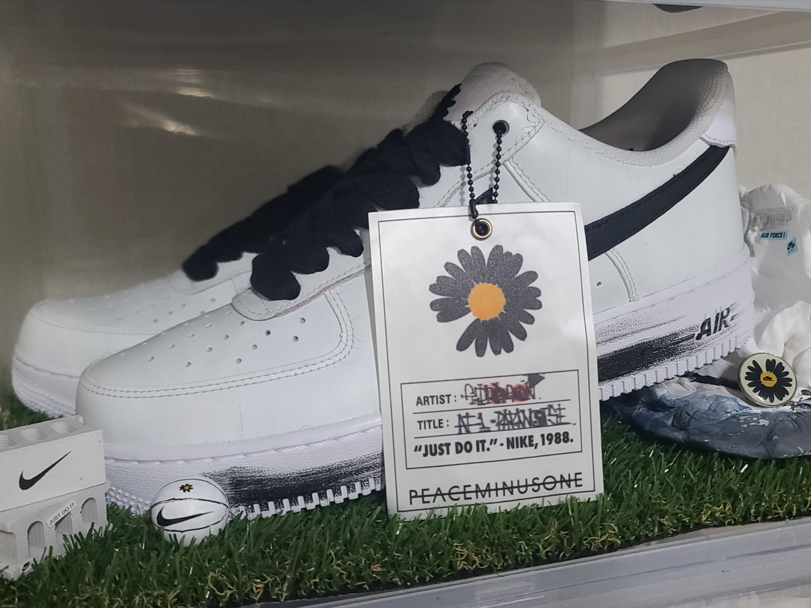 Nike x Peaceminusone Air Force 1 Low Para-Noise 2.0 착용 스타일