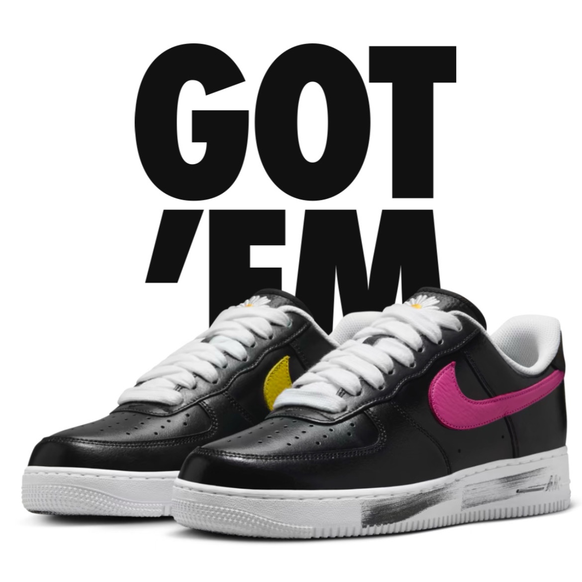 Nike x Peaceminusone Air Force 1 Low Para-Noise 3.0 Black and Multicolor 착용 스타일