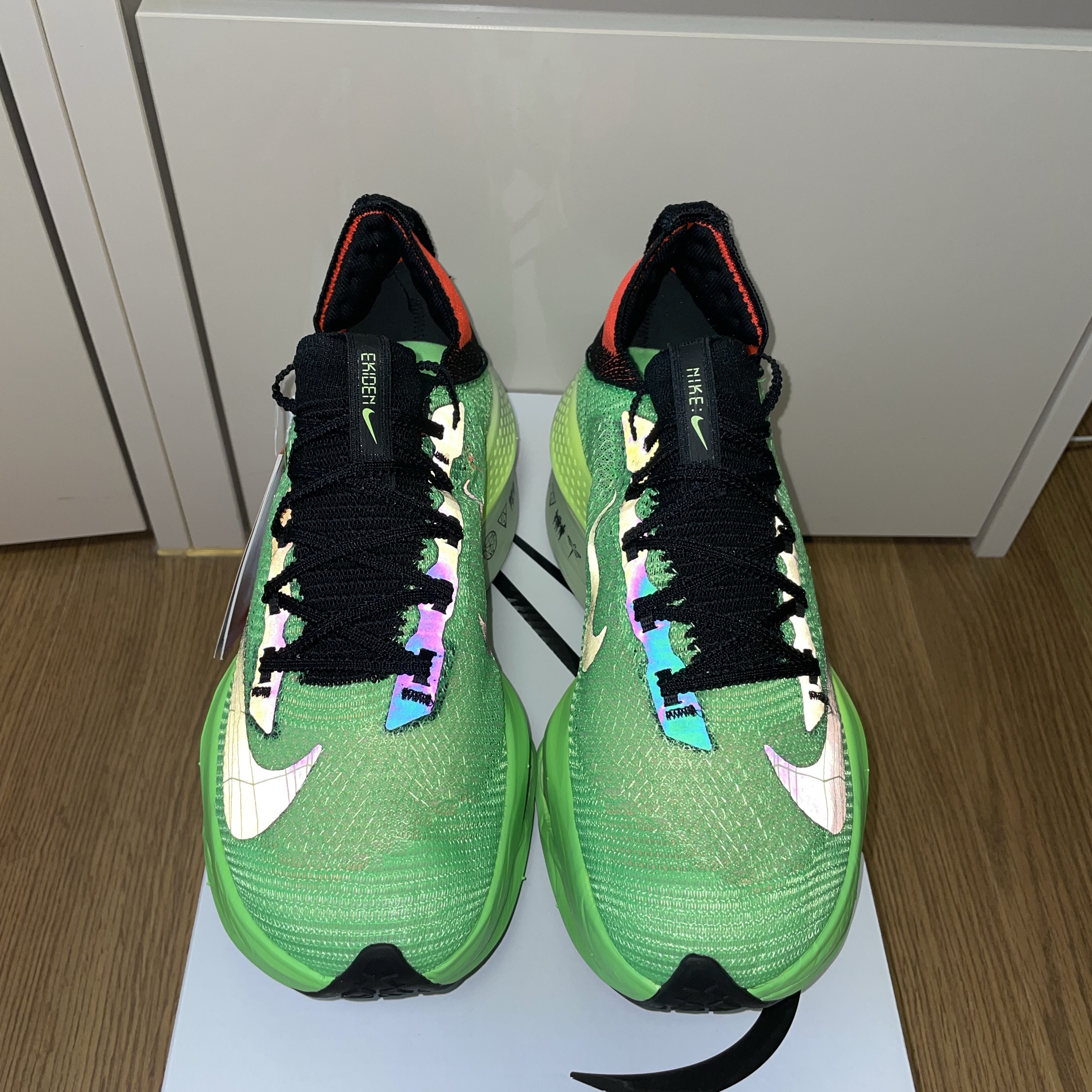Nike Air Zoom Alphafly Next% Flyknit 2 Screem Green 착용 스타일 - 2