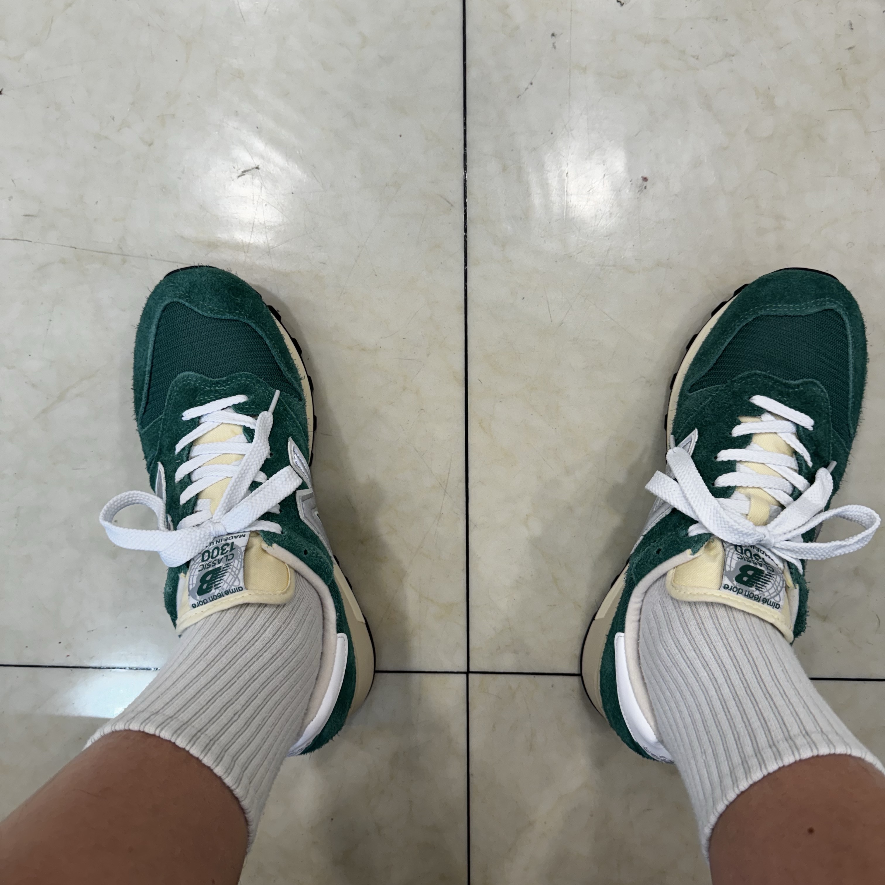 New Balance x Aime Leon Dore 1300 Botanical Green 착용 스타일 - 3