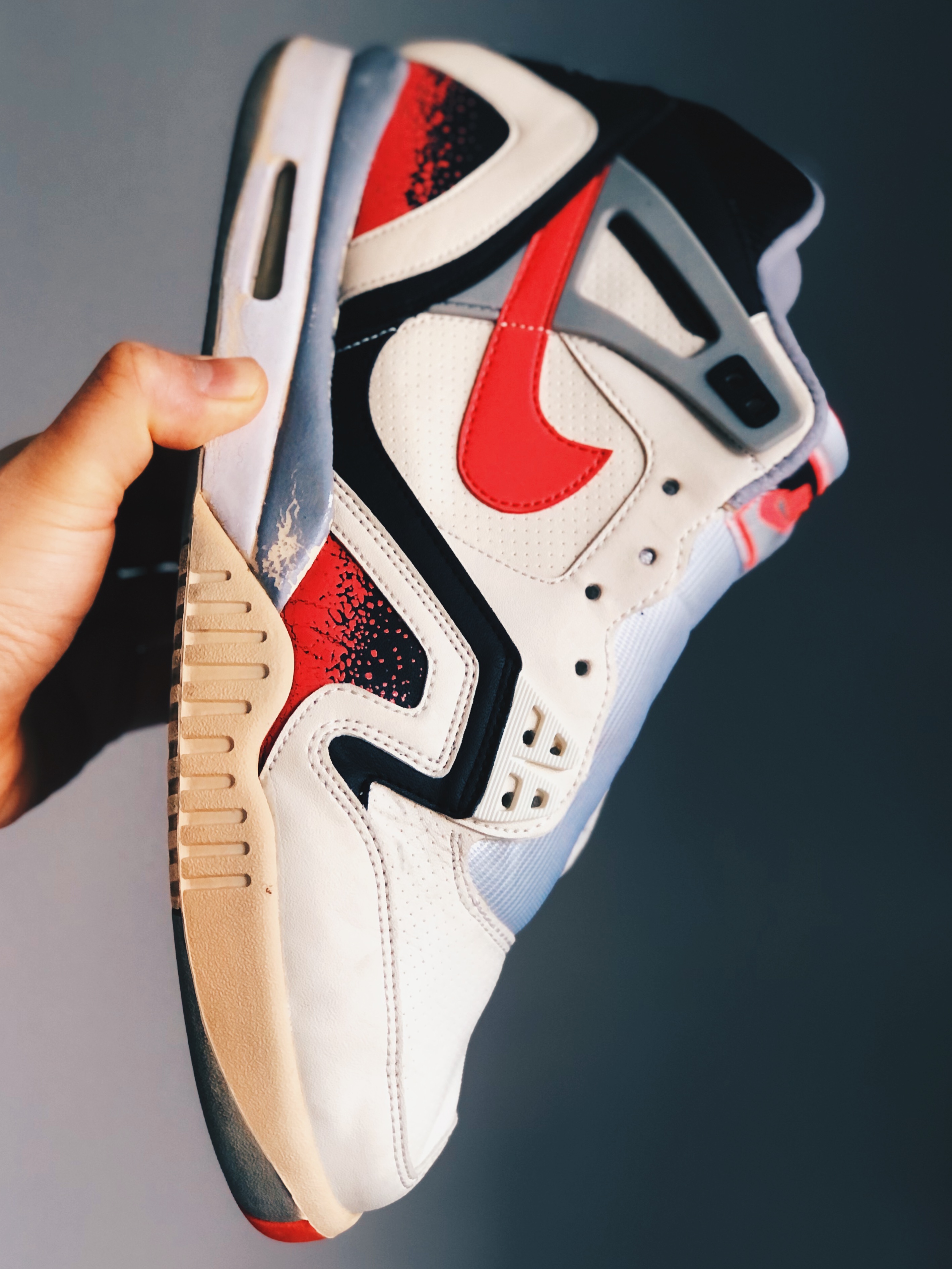 Nike Air Tech Challenge II Hot Lava 2024, Nike Air Tech Challenge 2 Hot Lava 2019 착용 스타일
