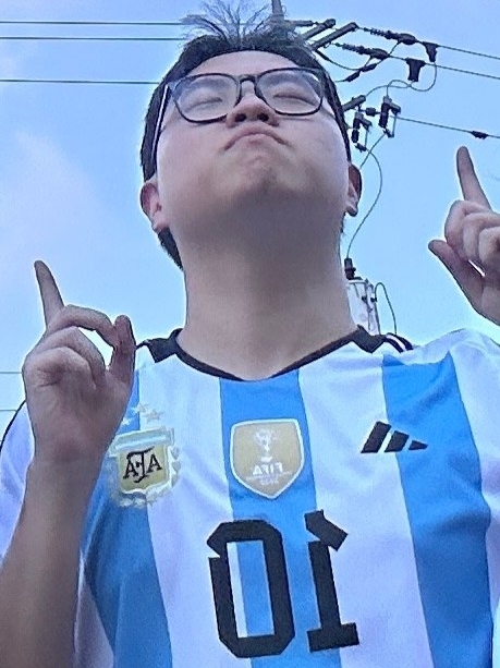 Adidas Argentina Home Jersey 2022 Winners 3-Star White Light Blue - US Sizing (Non Marking Ver.) 착용 스타일