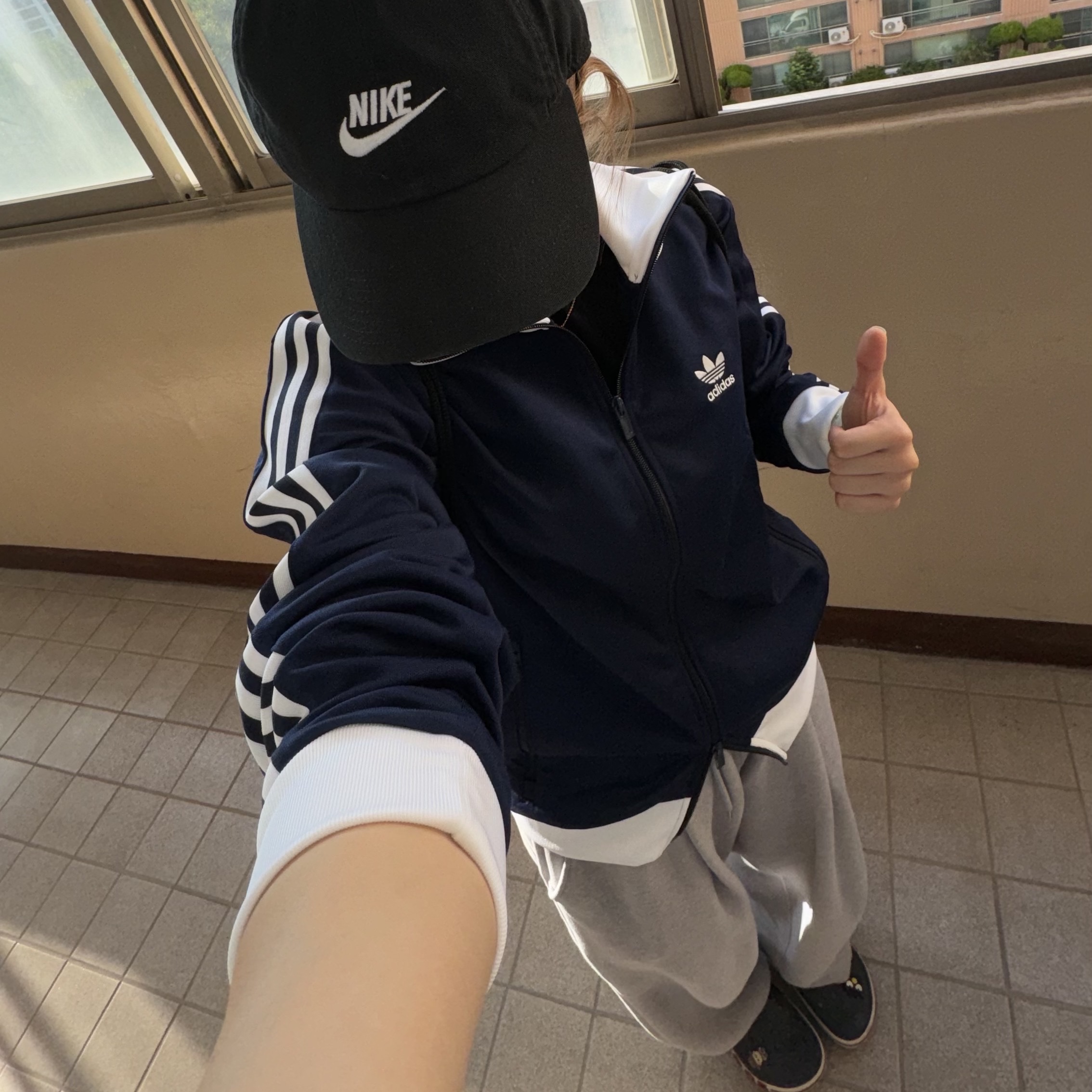 Adidas Adicolor Classic Beckenbauer Track Top Night Indigo - KR Sizing 착용 스타일