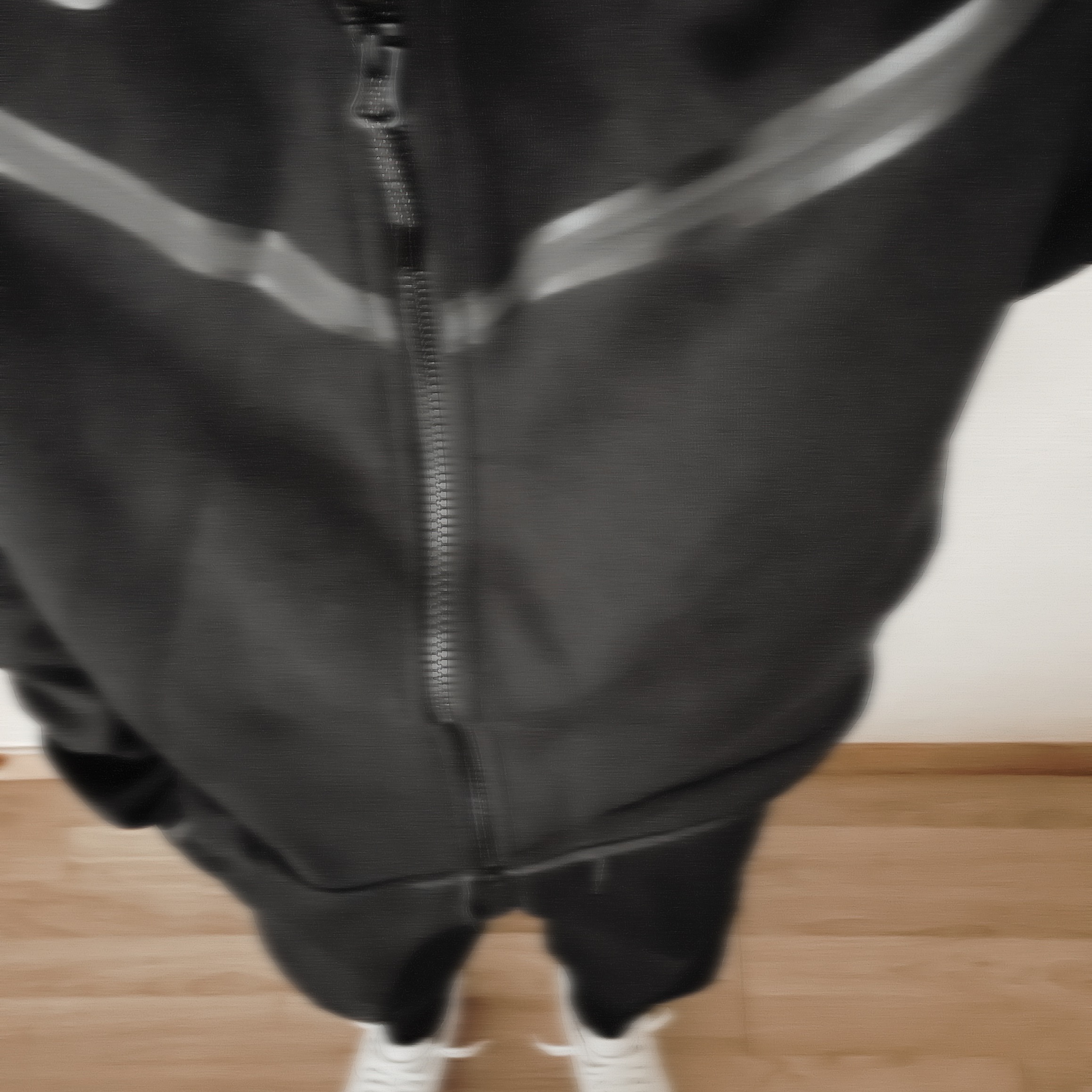 Nike NSW Tech Fleece Full Zip Hoodie Black - Asia, Nike NSW Tech Fleece Jogger Black - Asia 착용 스타일