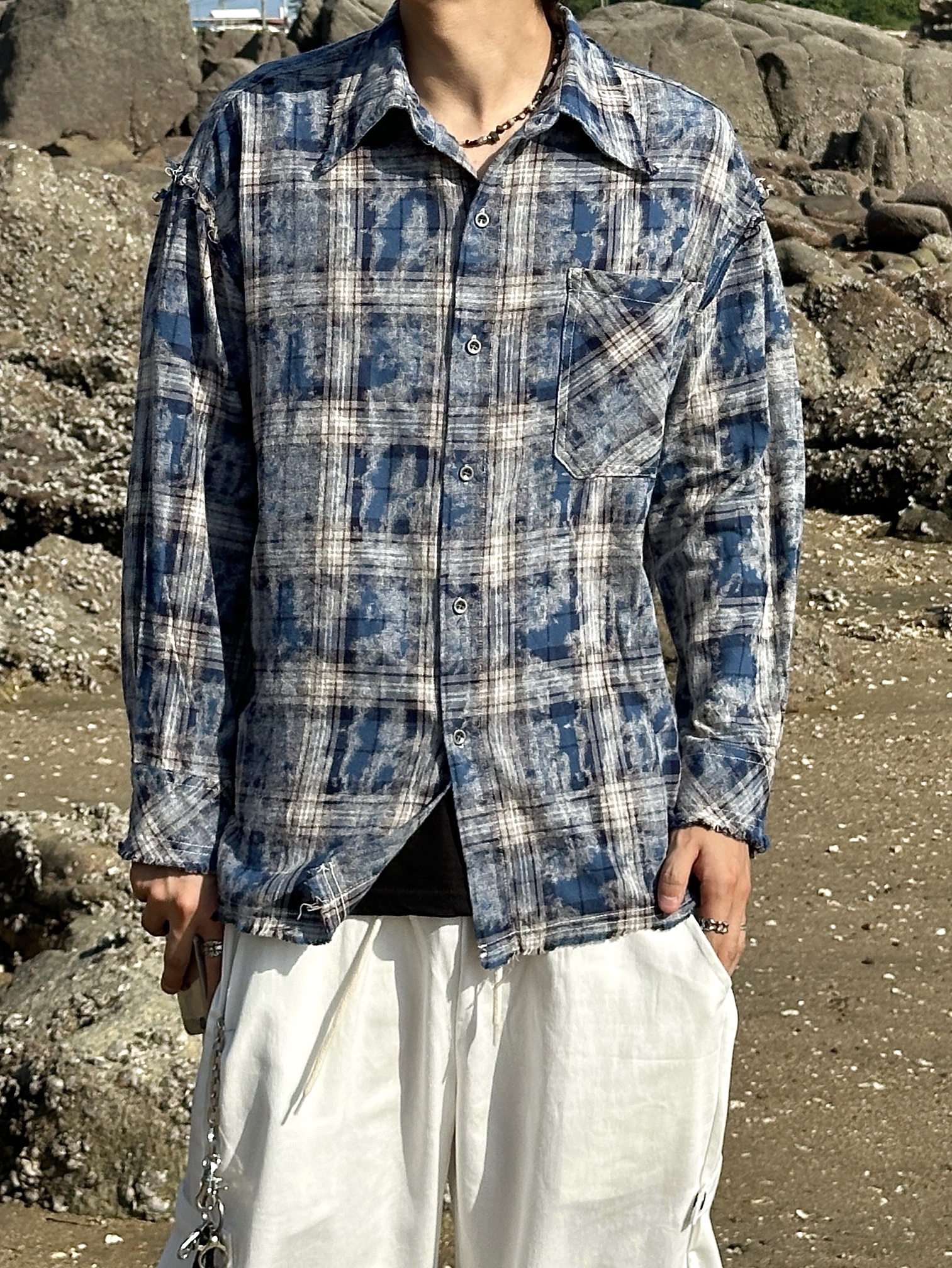 Balenciaga 3XL Sneakers Light Beige 착용 스타일 - 3