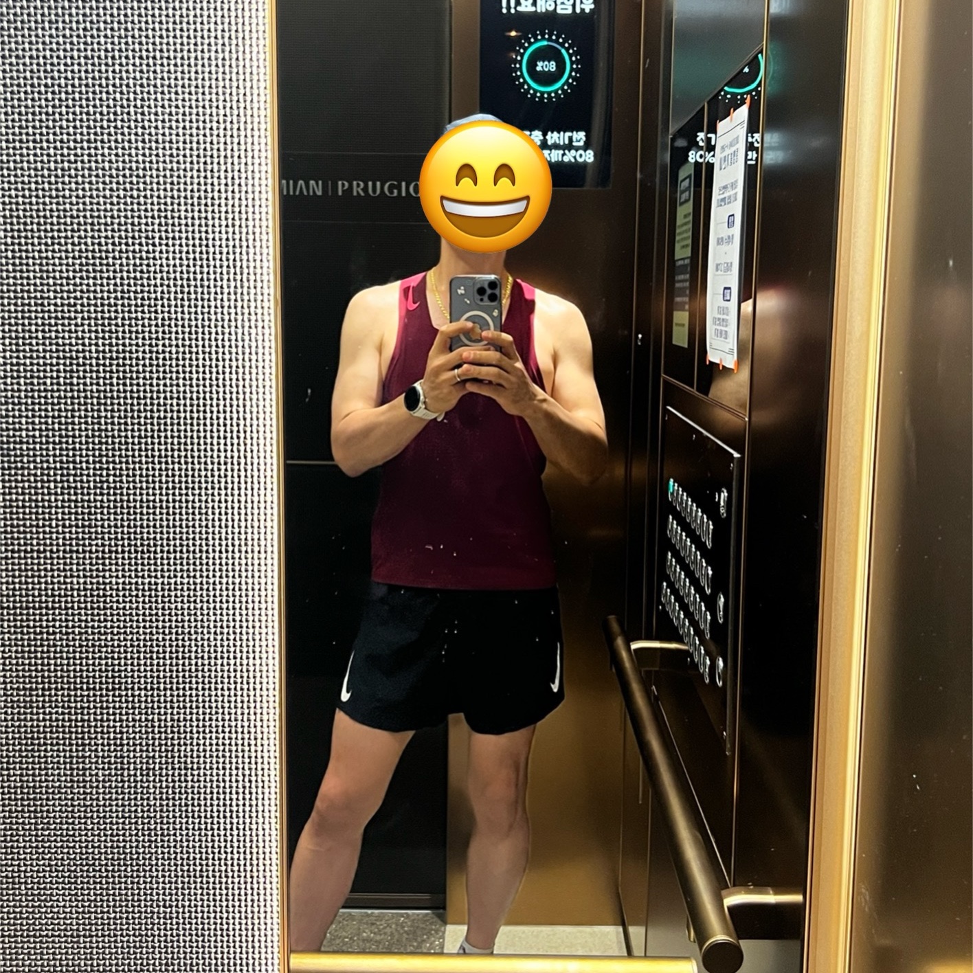 Nike Dri-Fit ADV Aeroswift Racing Singlet Hyper Team Red - US/EU 착용 스타일