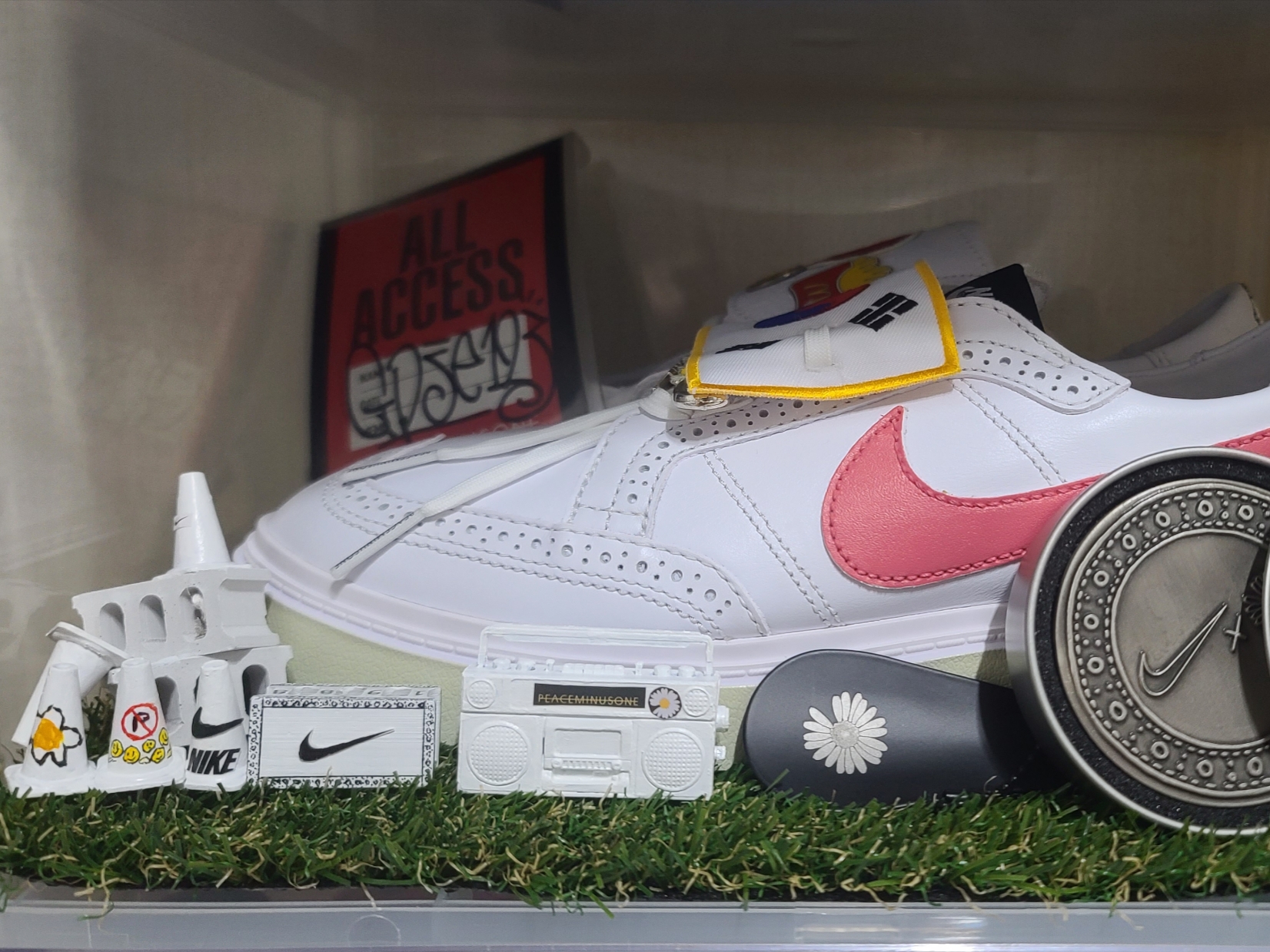 Nike x Peaceminusone Kwondo1 White 착용 스타일