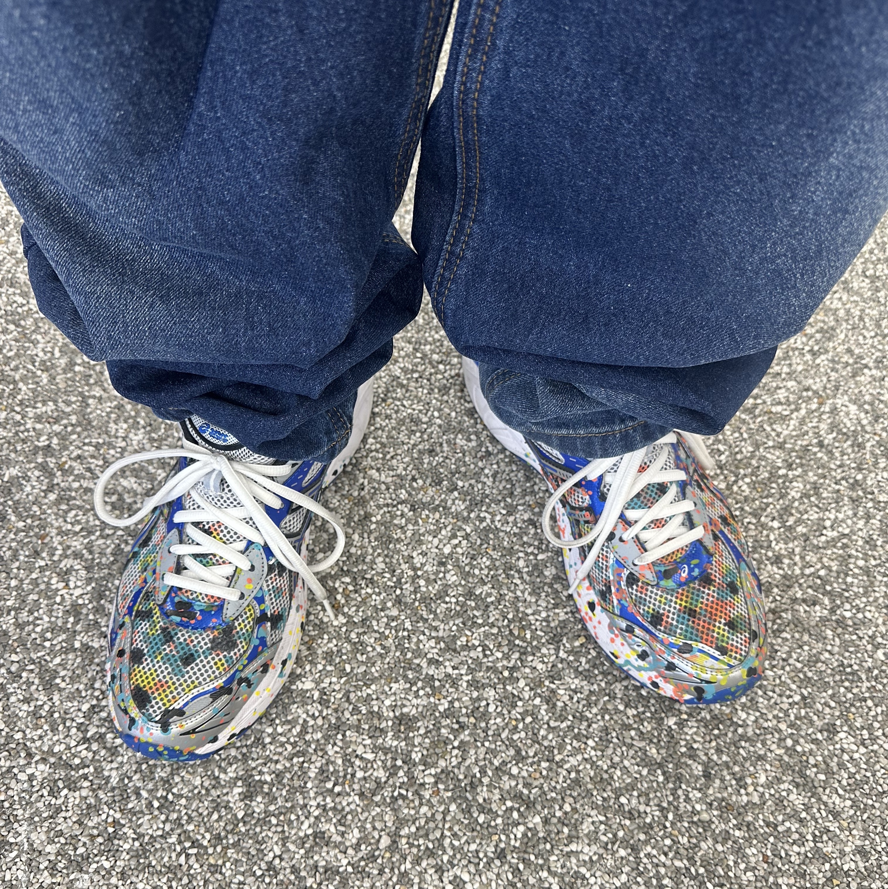 Asics x Gallery Dept. GT-2160 White Pure Silver 착용 스타일 - 3