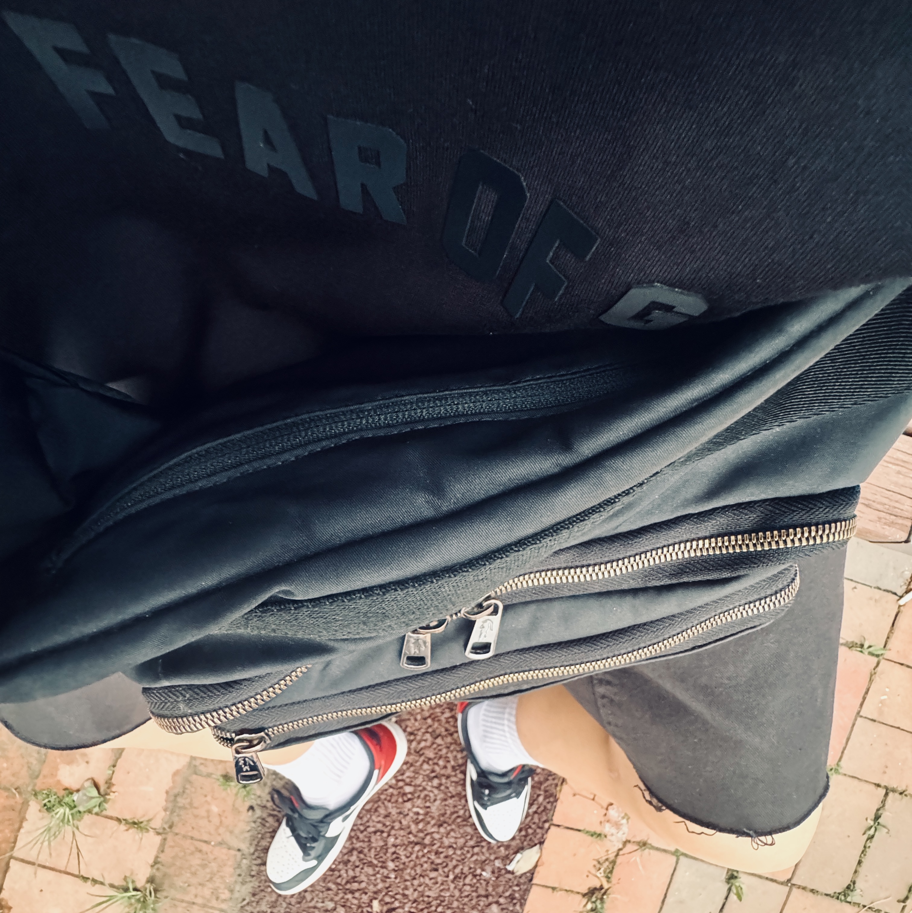 Essentials The Black Collection T-Shirt Black - 23SS 착용 스타일