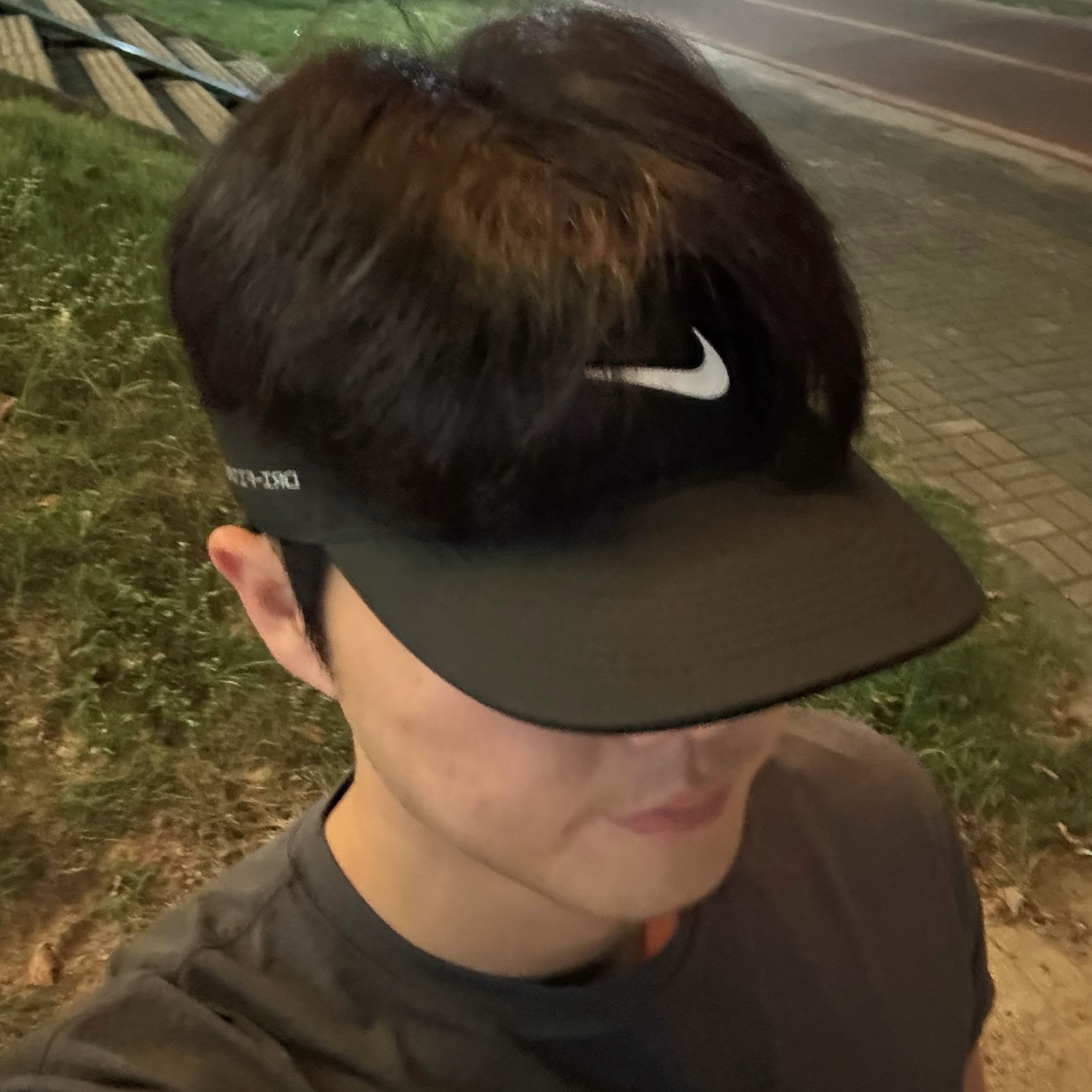 Nike Dri-Fit ADV Ace Visor Black 착용 스타일