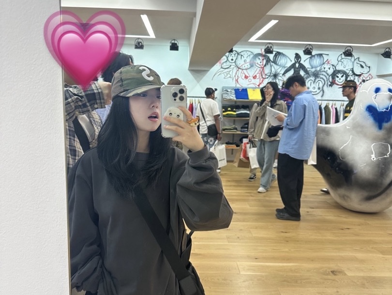 Supreme Seersucker S Logo 6-Panel Woodland Camo - 24SS 착용 스타일