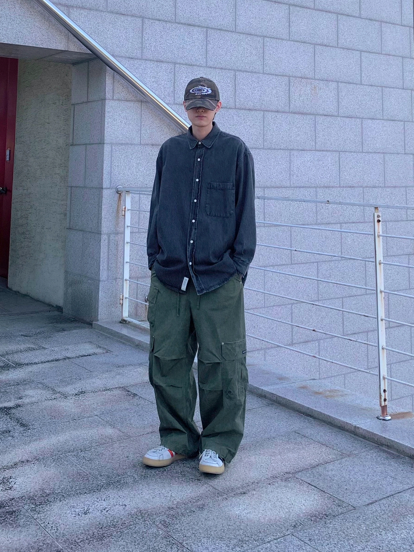 Adidas x Song for the Mute Campus 80s Bliss Core Black 착용 스타일 - 2
