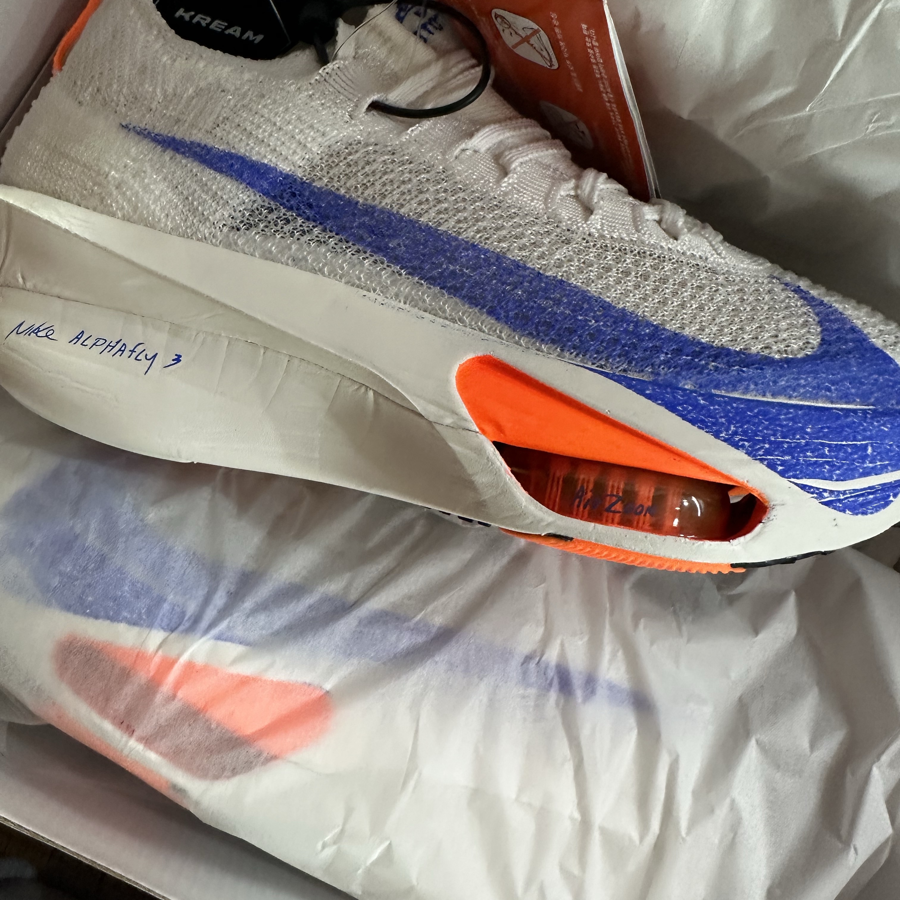 (W) Nike Air Zoom Alphafly Next% 3 Blueprint 착용 스타일