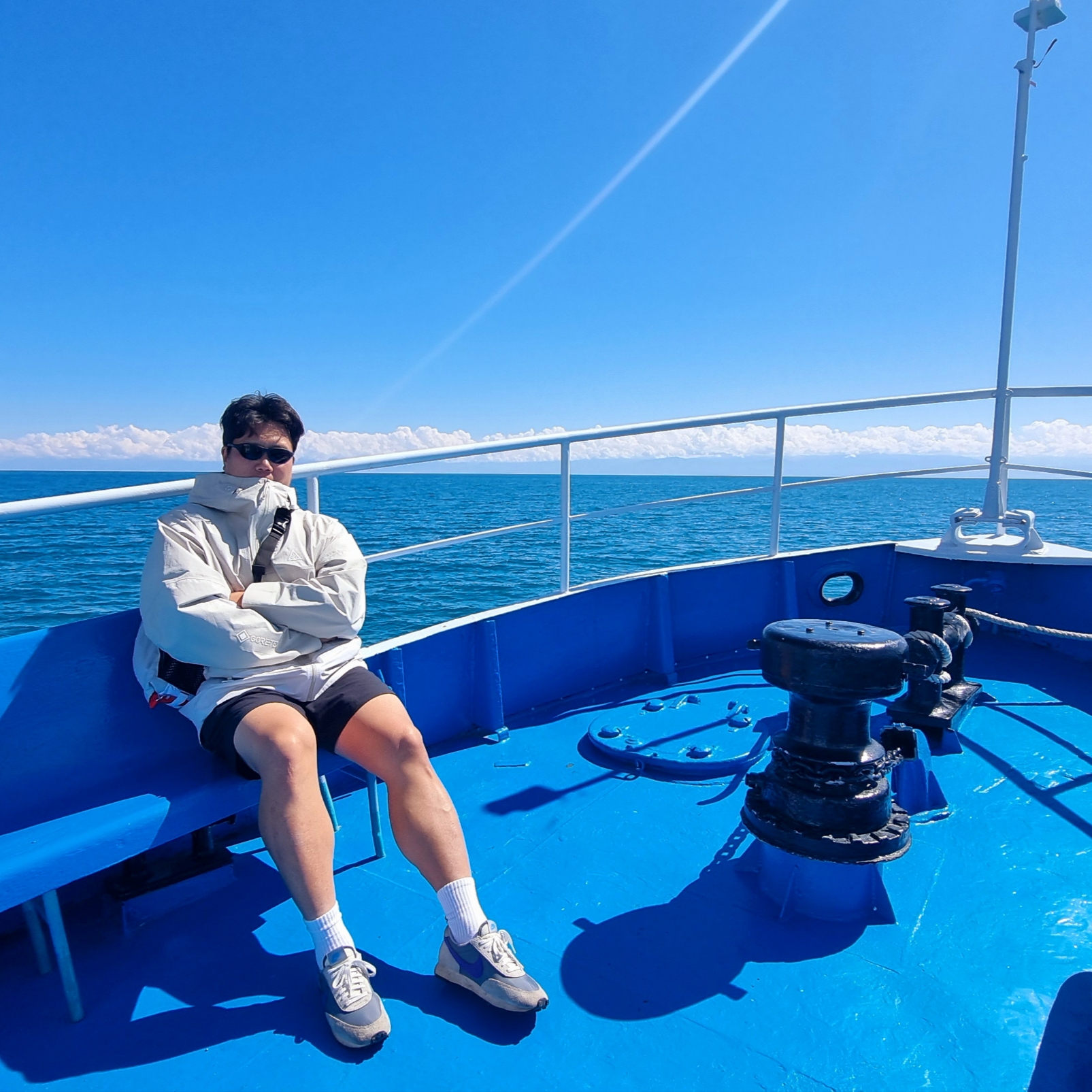 Nike ACG Storm-Fit ADV Chain of Craters Jacket Light Stone - US/EU, Nike ACG Smith Summit Cargo Pants Black Anthracite - Asia 착용 스타일 - 4