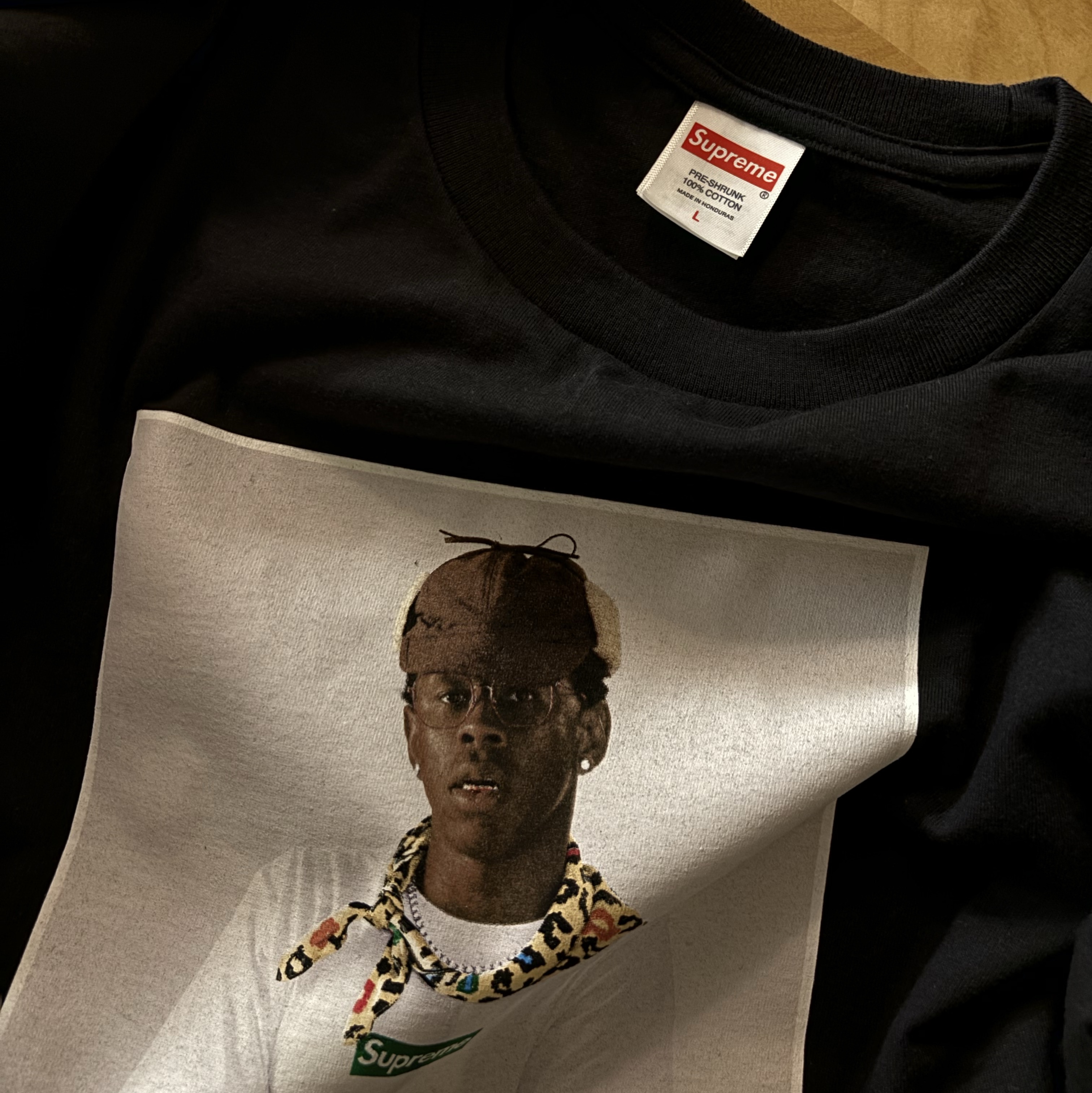 Supreme Tyler The Creator T-Shirt Black - 24FW 착용 스타일 - 1