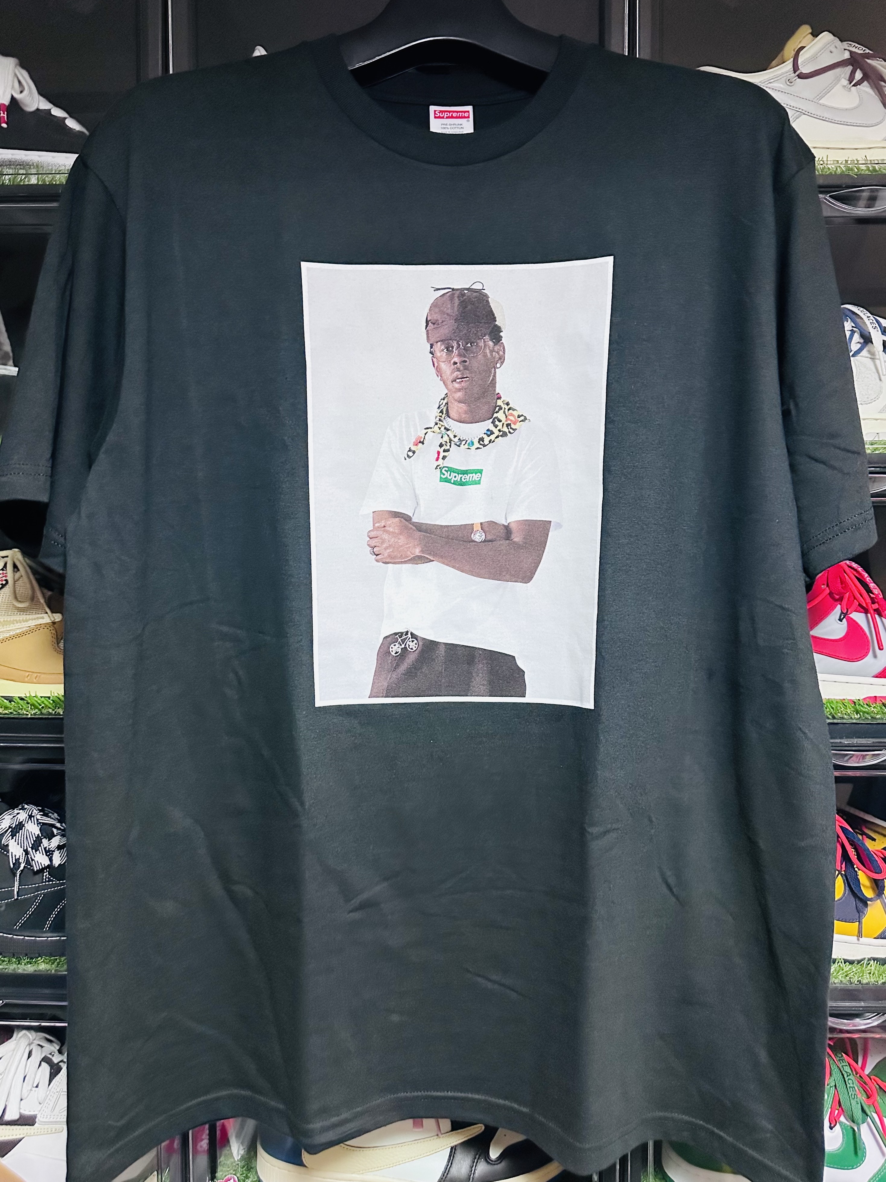 Supreme Tyler The Creator T-Shirt Black - 24FW 착용 스타일