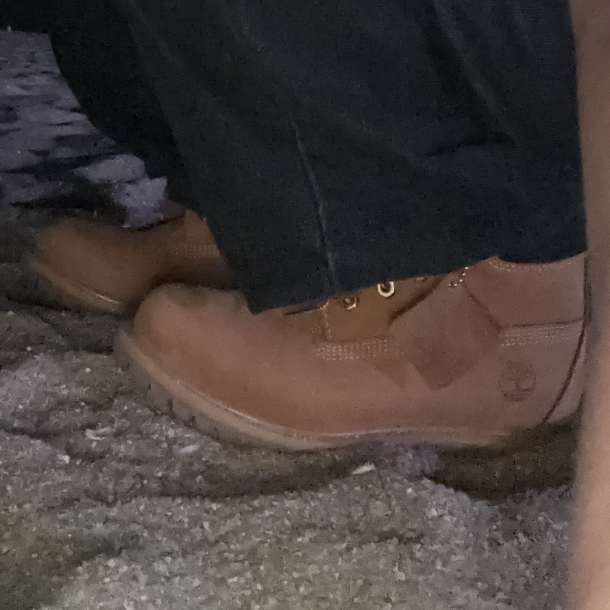 (W) Timberland 6 Inch Premium Waterproof Boot Wheat Nubuck - Wide 착용 스타일
