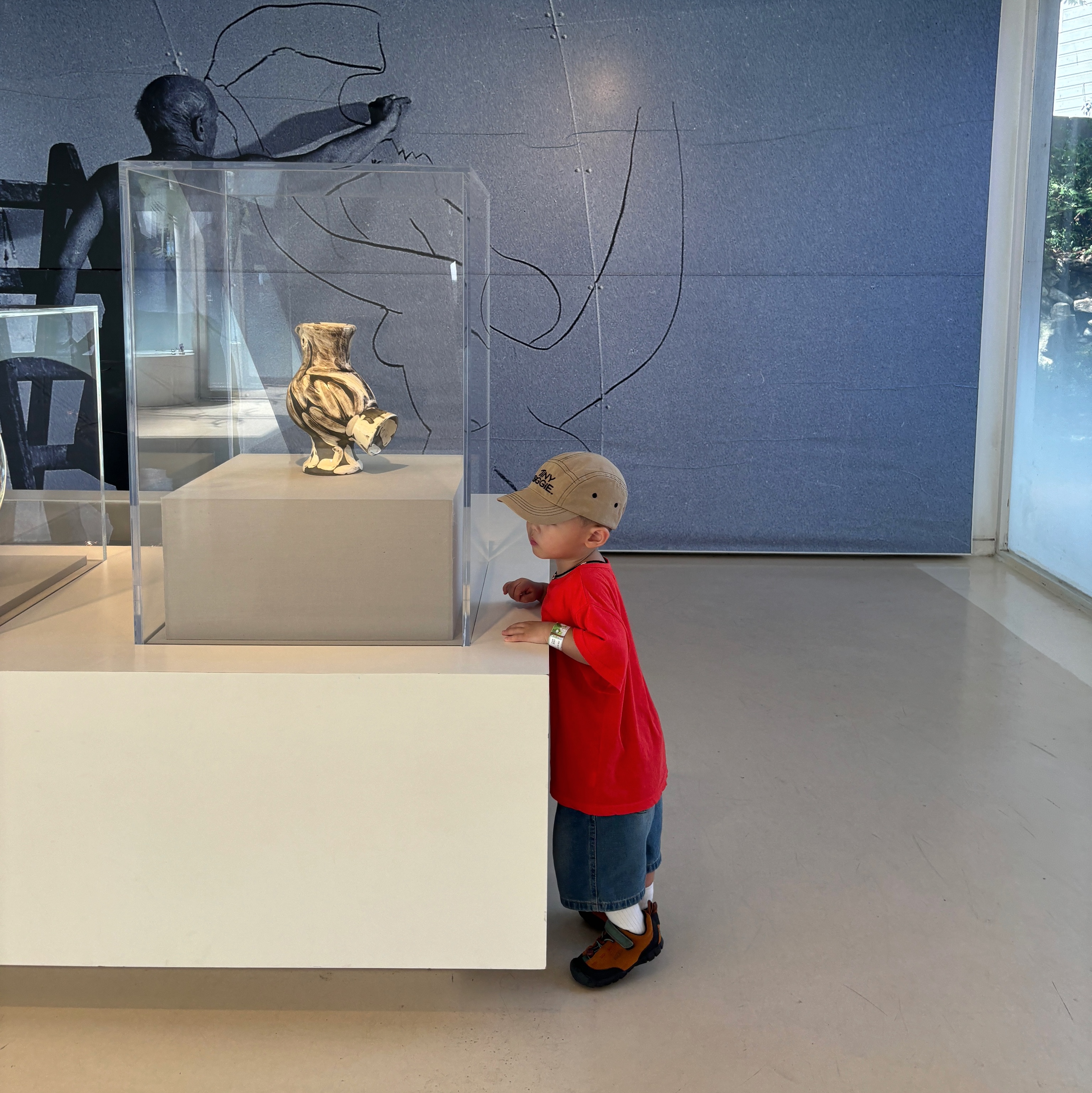 KEEN Children Jasper Ii Keen Maple Dark Forest 착용 스타일