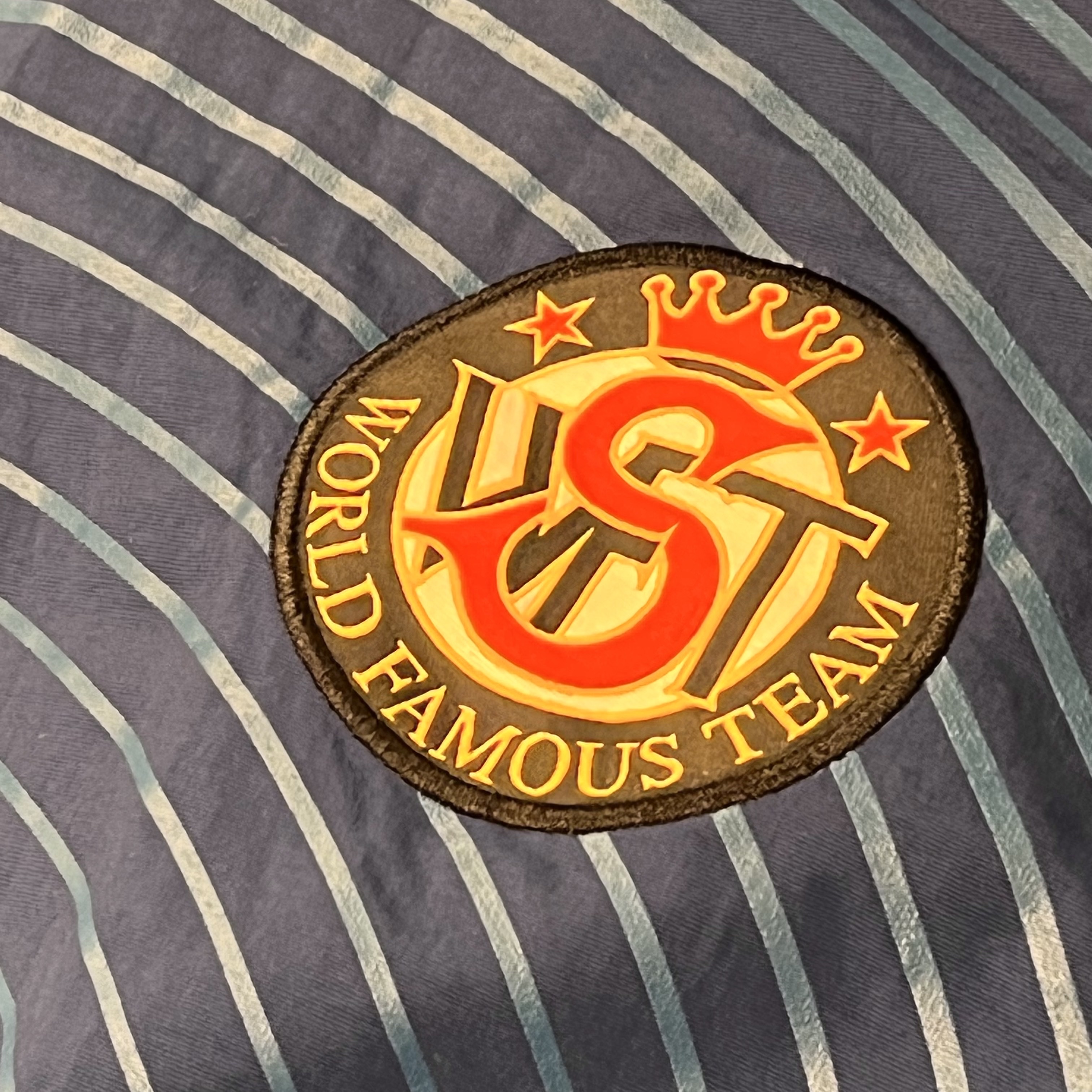 Supreme S Logo Track Jacket Navy - 24FW 착용 스타일 - 3