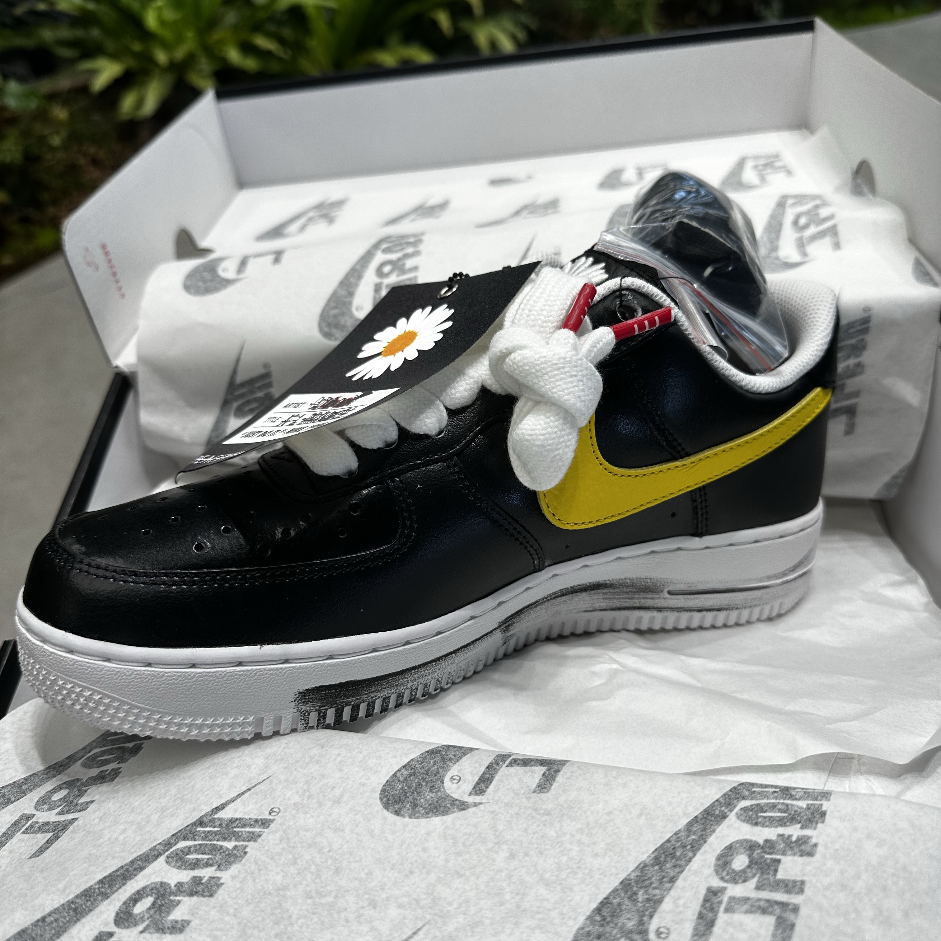 Nike x Peaceminusone Air Force 1 Low Para-Noise 3.0 Black and Multicolor 착용 스타일 - 1