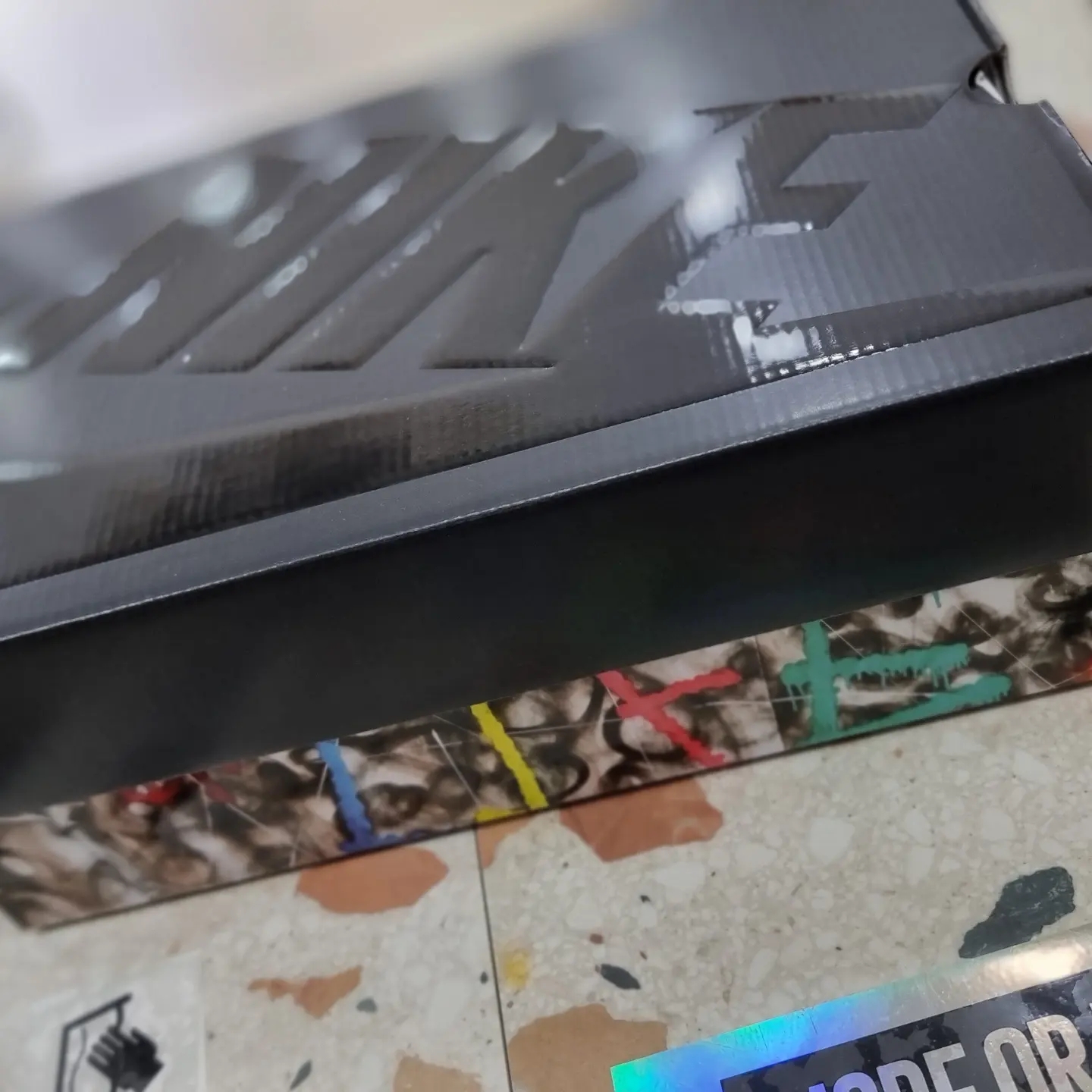 Nike x Peaceminusone Air Force 1 Low Para-Noise 3.0 Black and Multicolor 착용 스타일 - 3