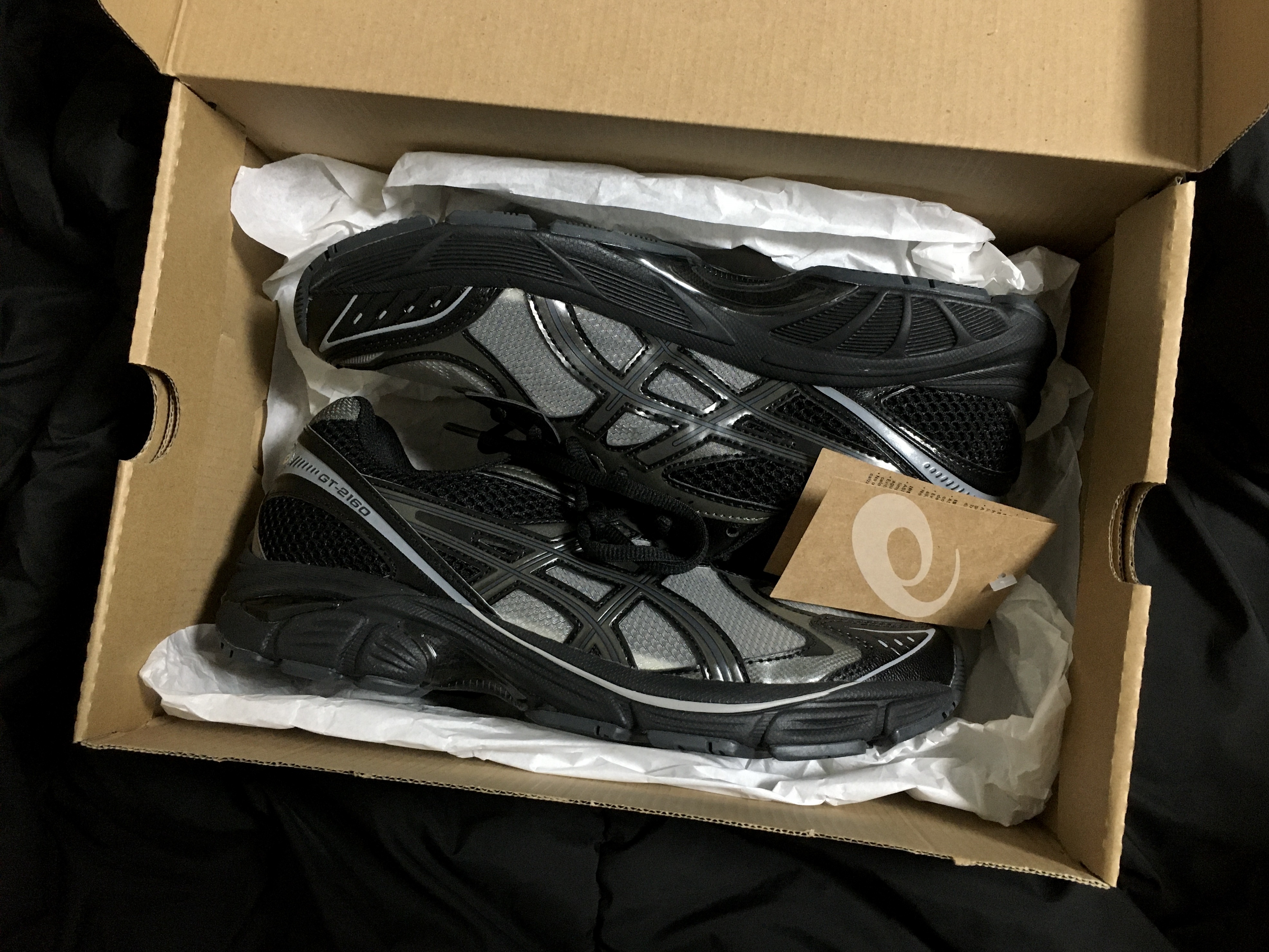 Asics x Above The Clouds GT-2160 Black Gunmetal 착용 스타일